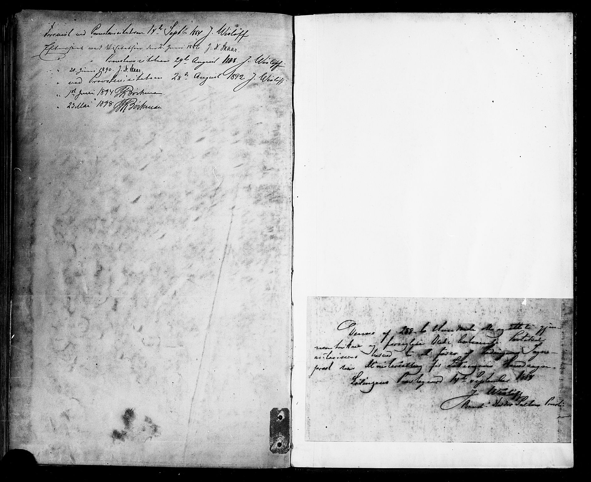 Ministerialprotokoller, klokkerbøker og fødselsregistre - Nordland, SAT/A-1459/872/L1035: Parish register (official) no. 872A10, 1884-1896