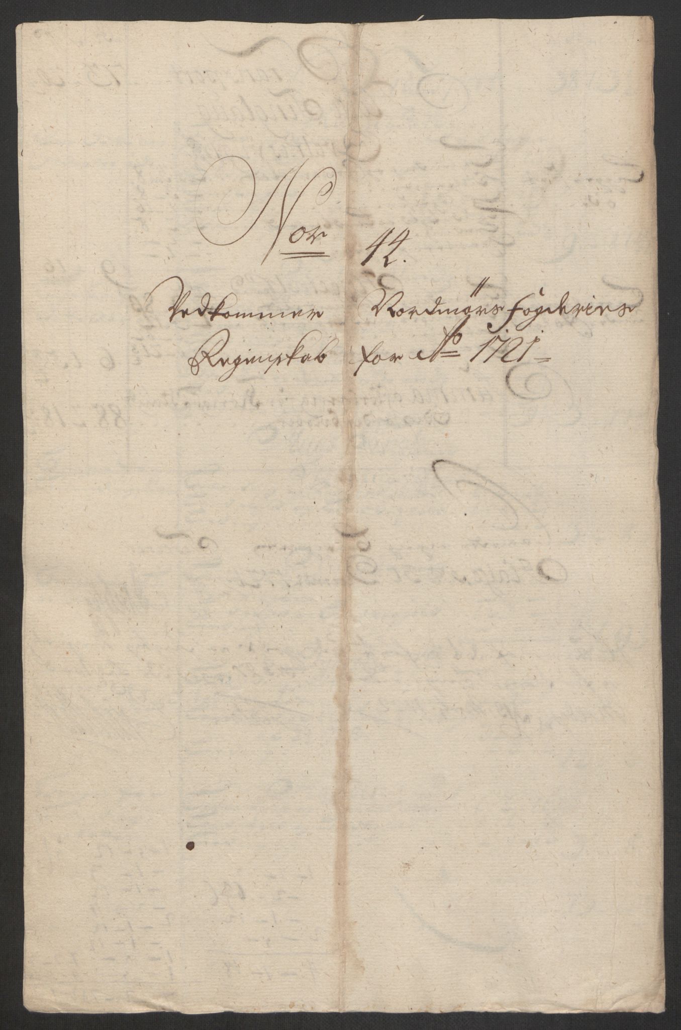 Rentekammeret inntil 1814, Reviderte regnskaper, Fogderegnskap, AV/RA-EA-4092/R56/L3754: Fogderegnskap Nordmøre, 1721, p. 319