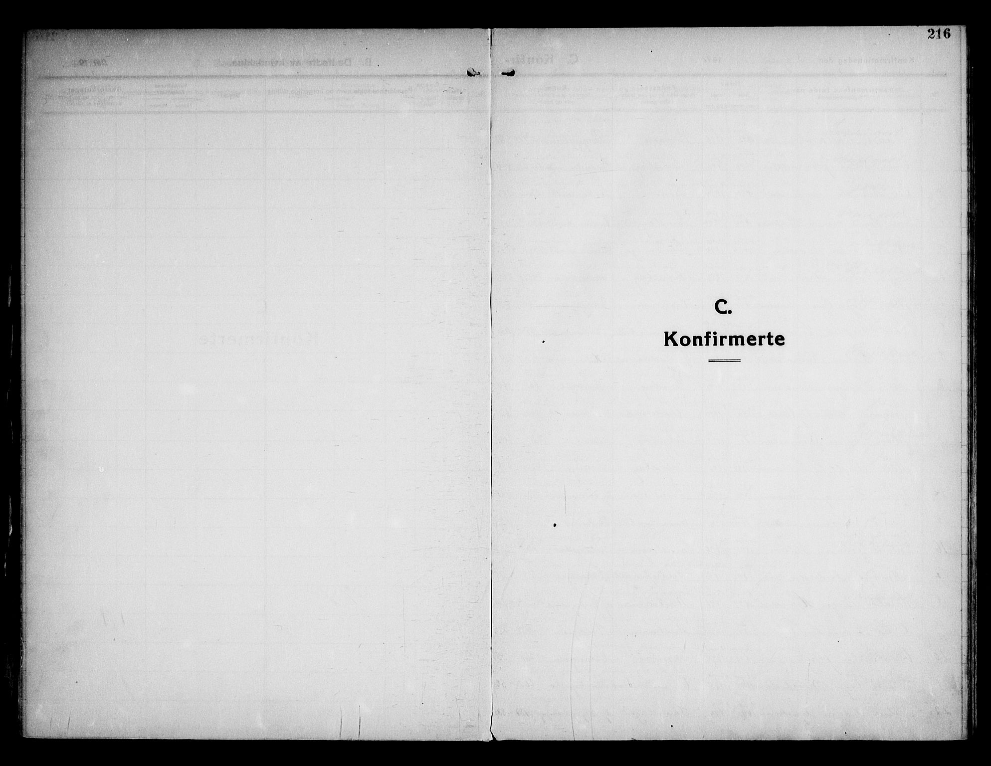 Sarpsborg prestekontor Kirkebøker, SAO/A-2006/F/Fa/L0008: Parish register (official) no. 8, 1910-1920, p. 216