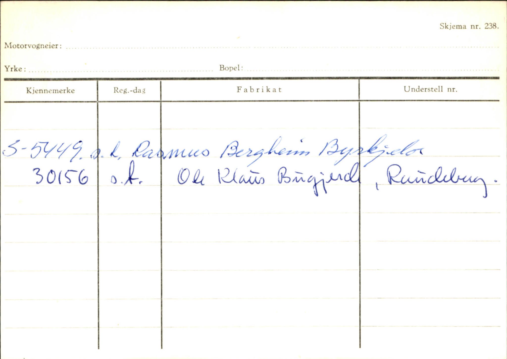 Statens vegvesen, Sogn og Fjordane vegkontor, AV/SAB-A-5301/4/F/L0131: Eigarregister Høyanger P-Å. Stryn S-Å, 1945-1975, p. 251