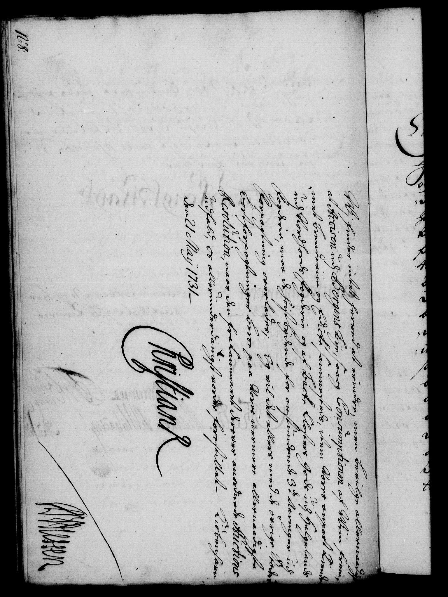 Rentekammeret, Kammerkanselliet, RA/EA-3111/G/Gf/Gfa/L0014: Norsk relasjons- og resolusjonsprotokoll (merket RK 52.14), 1731, p. 224