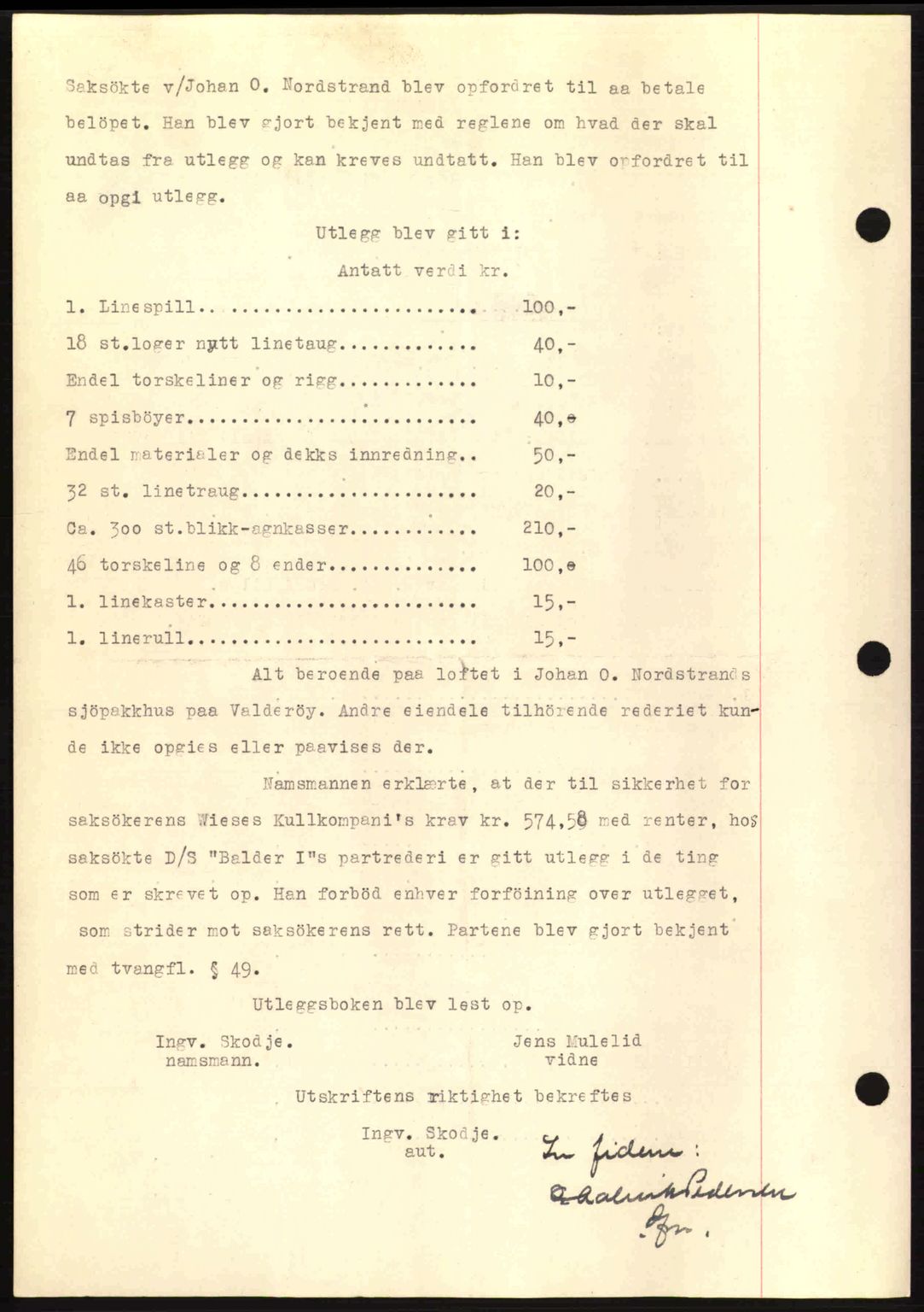 Kristiansund byfogd, AV/SAT-A-4587/A/27: Mortgage book no. 26, 1931-1933, Deed date: 15.12.1931