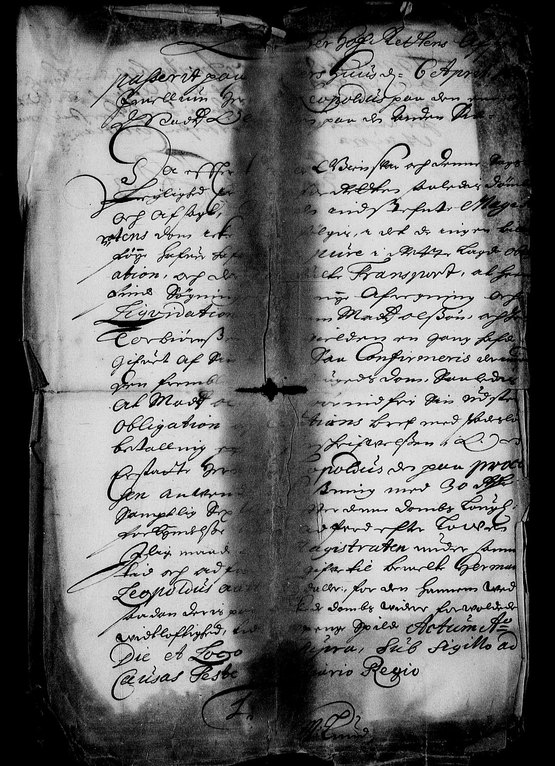Stattholderembetet 1572-1771, RA/EA-2870/Af/L0001: Avskrifter av vedlegg til originale supplikker, nummerert i samsvar med supplikkbøkene, 1683-1687, p. 216