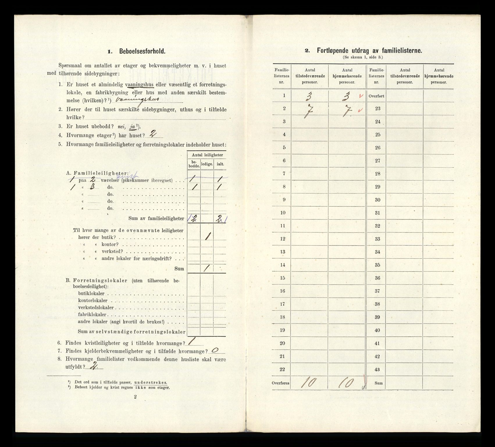 RA, 1910 census for Trondheim, 1910, p. 14356