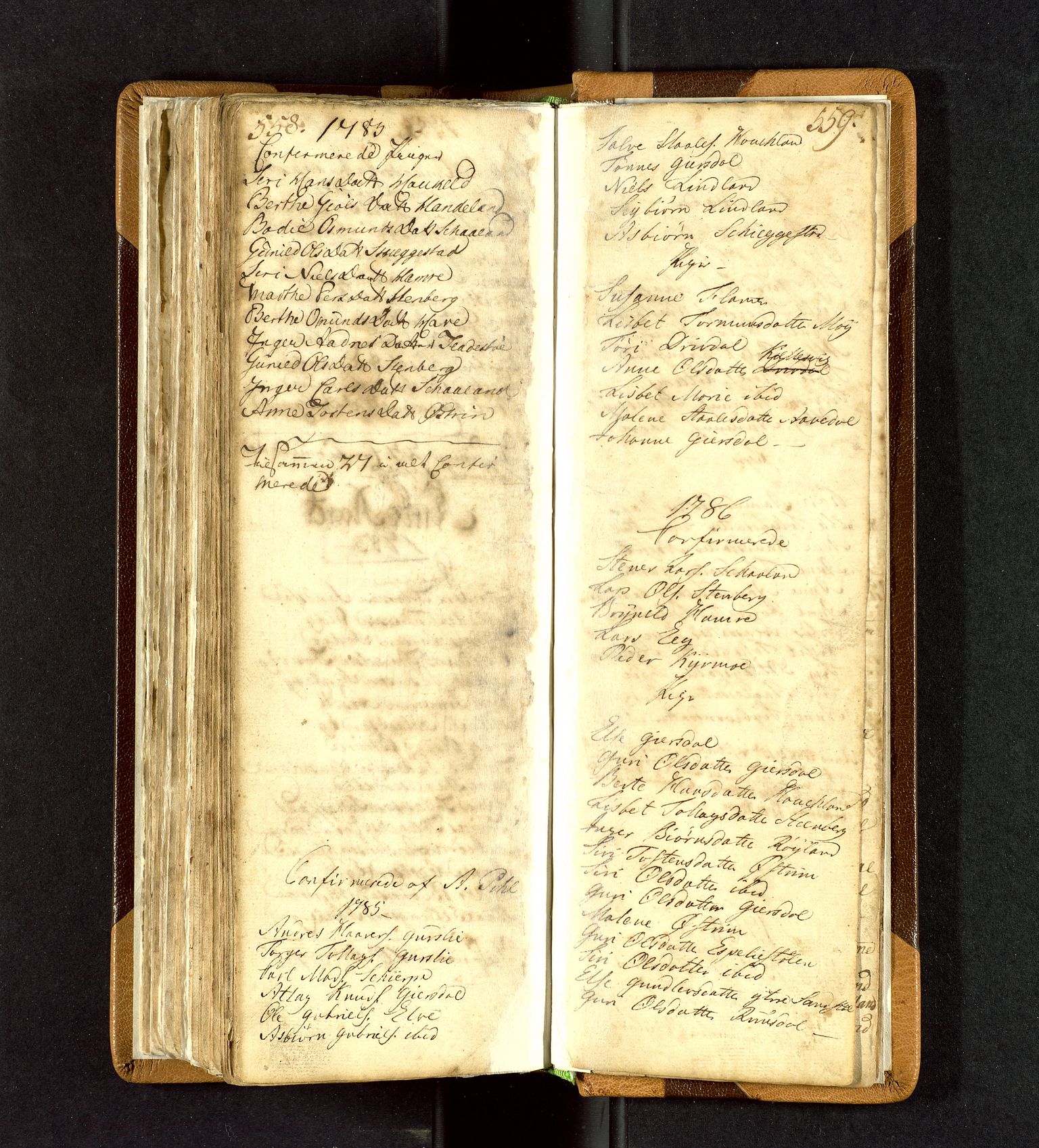 Lund sokneprestkontor, AV/SAST-A-101809/S06/L0003: Parish register (official) no. A 3, 1761-1801, p. 558-559