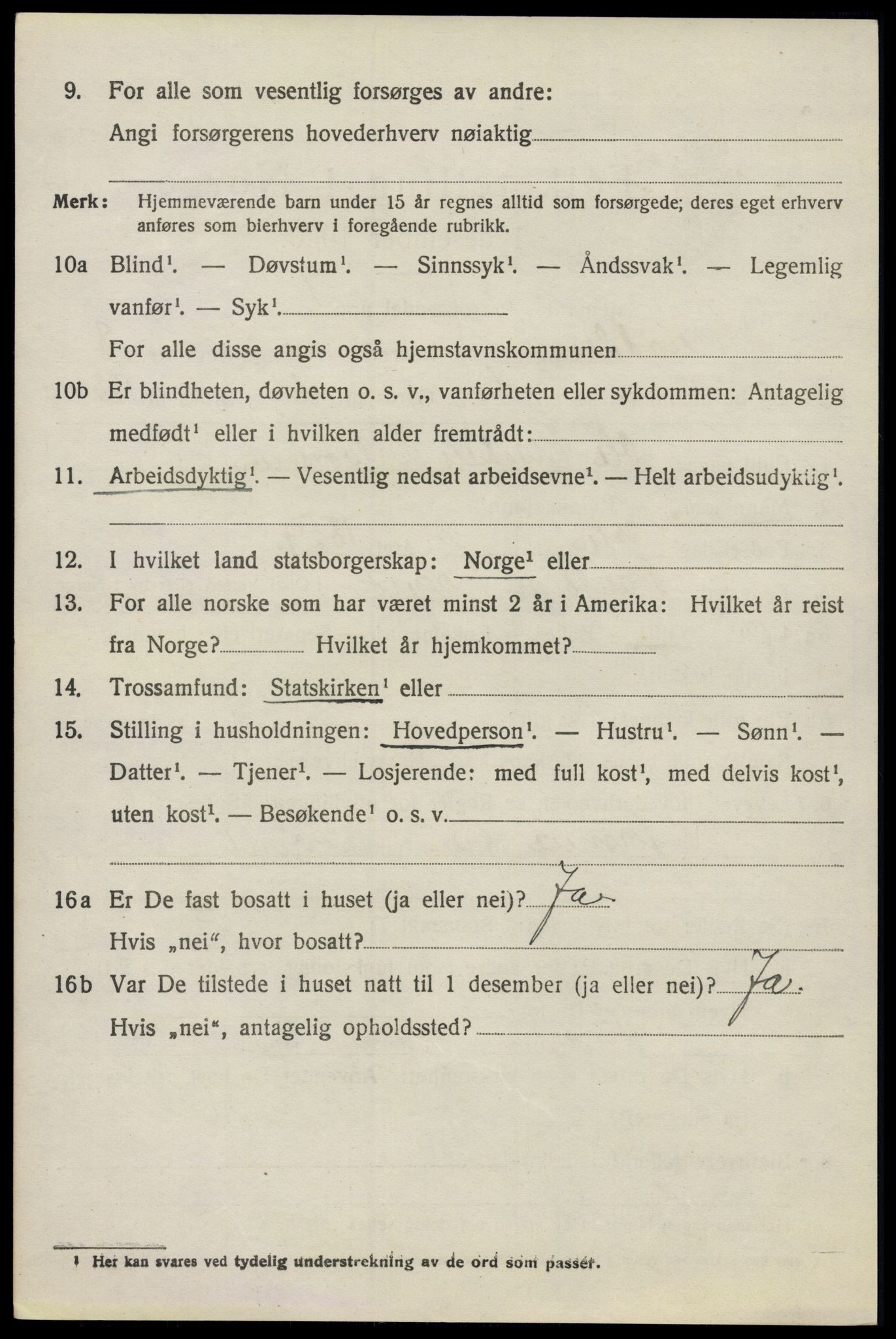 SAO, 1920 census for Nesodden, 1920, p. 6266