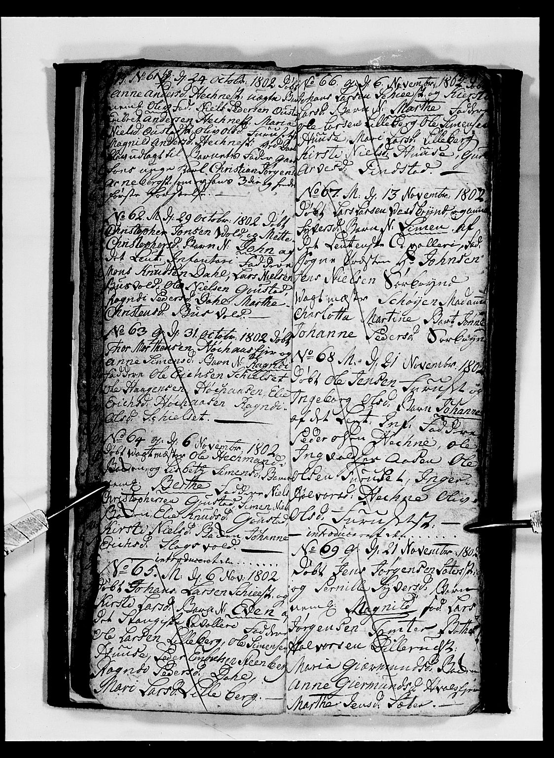Romedal prestekontor, SAH/PREST-004/L/L0003: Parish register (copy) no. 3, 1801-1806, p. 18-19