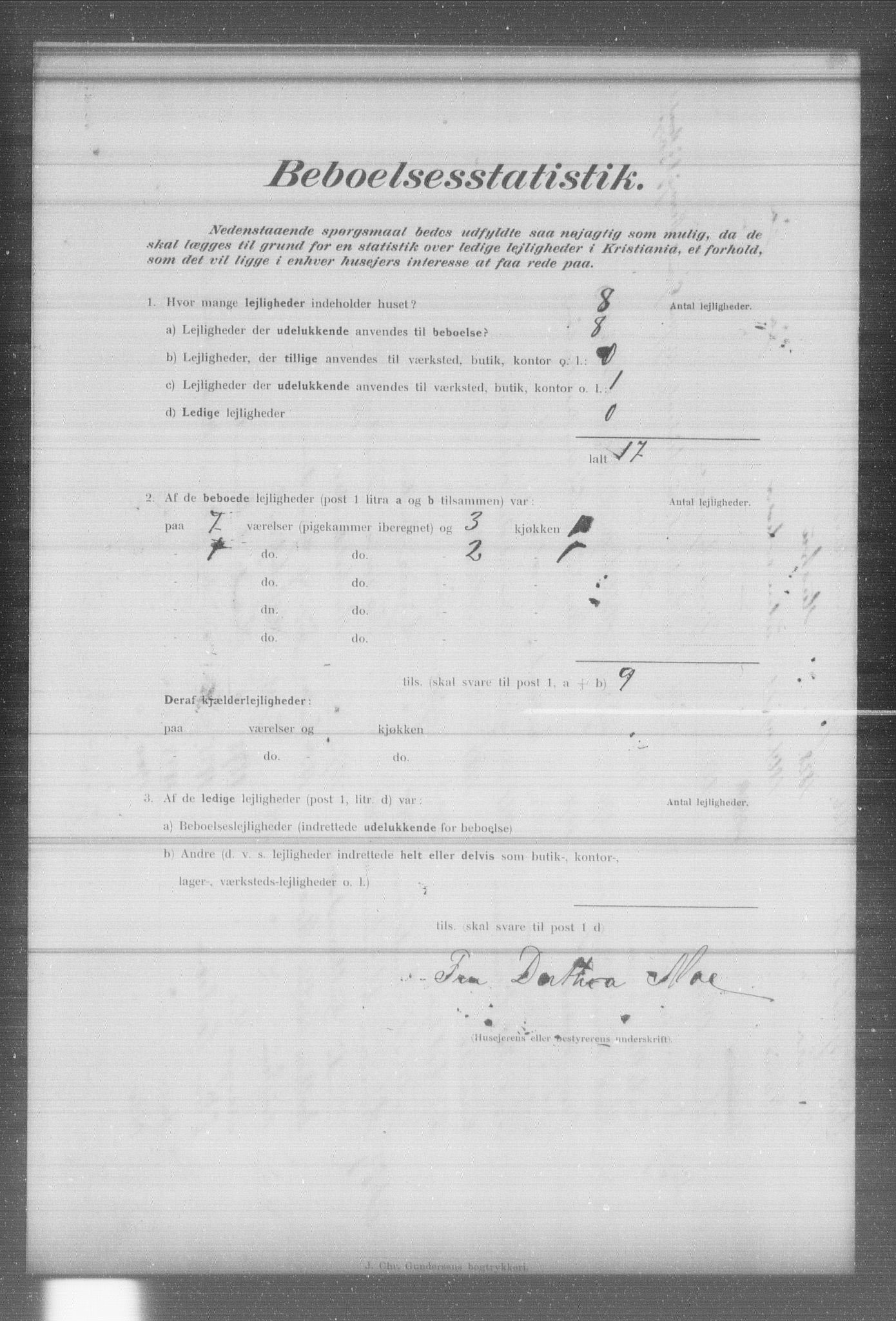 OBA, Municipal Census 1902 for Kristiania, 1902, p. 8837