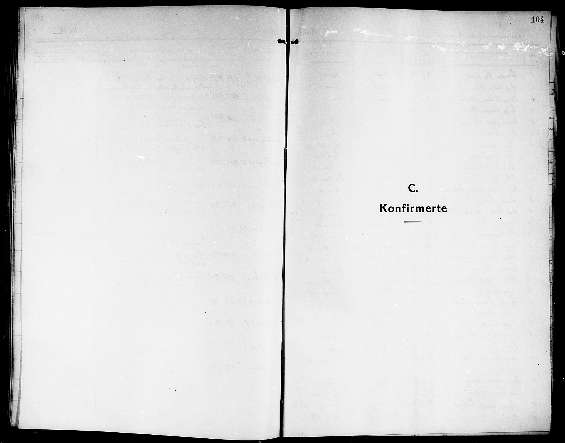 Rjukan kirkebøker, SAKO/A-294/G/Ga/L0002: Parish register (copy) no. 2, 1913-1920, p. 104