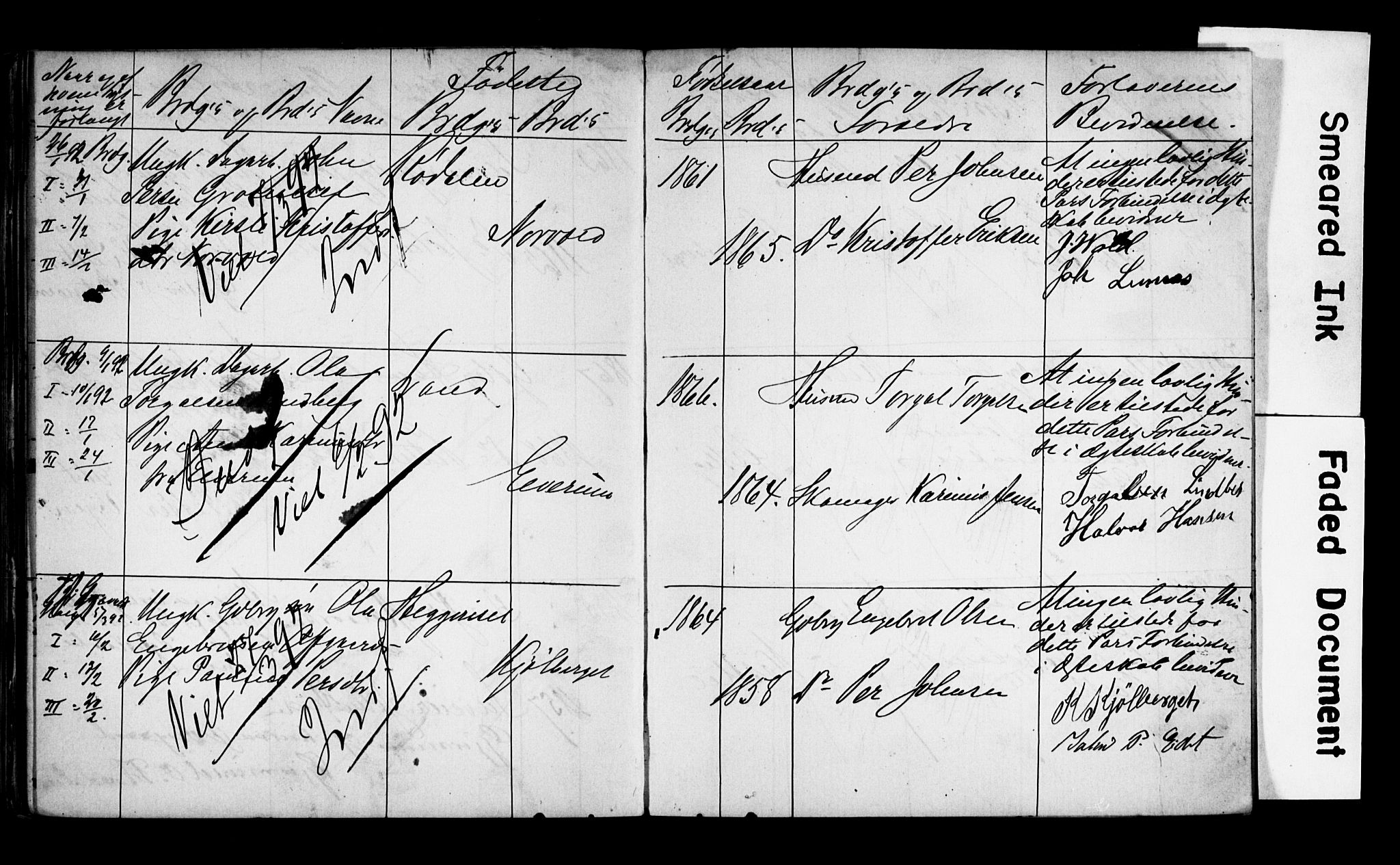 Trysil prestekontor, SAH/PREST-046/I/Ie: Banns register no. 1, 1882-1899