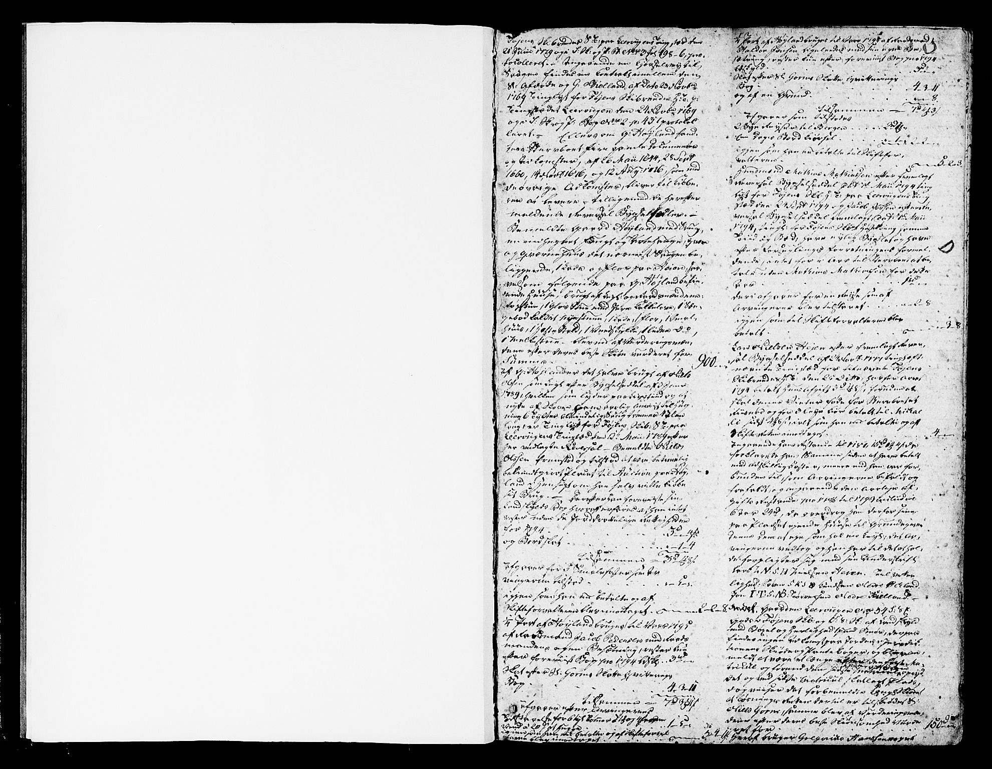 Sunnhordland sorenskrivar, SAB/A-2401/1/H/Ha/Haa/L0011: Skifteprotokollar. Register i protokoll. Fol. 857- ut, 1796-1801, p. 2-3