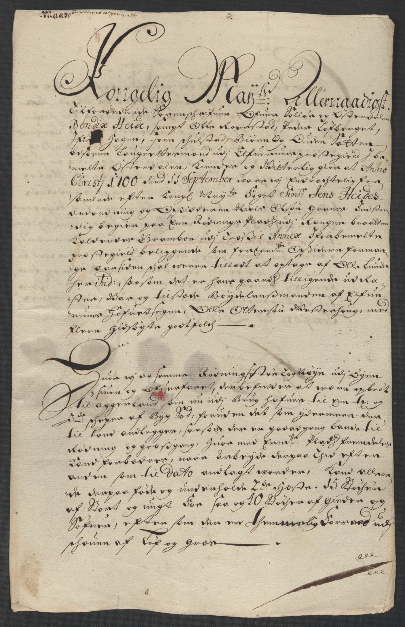 Rentekammeret inntil 1814, Reviderte regnskaper, Fogderegnskap, AV/RA-EA-4092/R13/L0839: Fogderegnskap Solør, Odal og Østerdal, 1701, p. 171