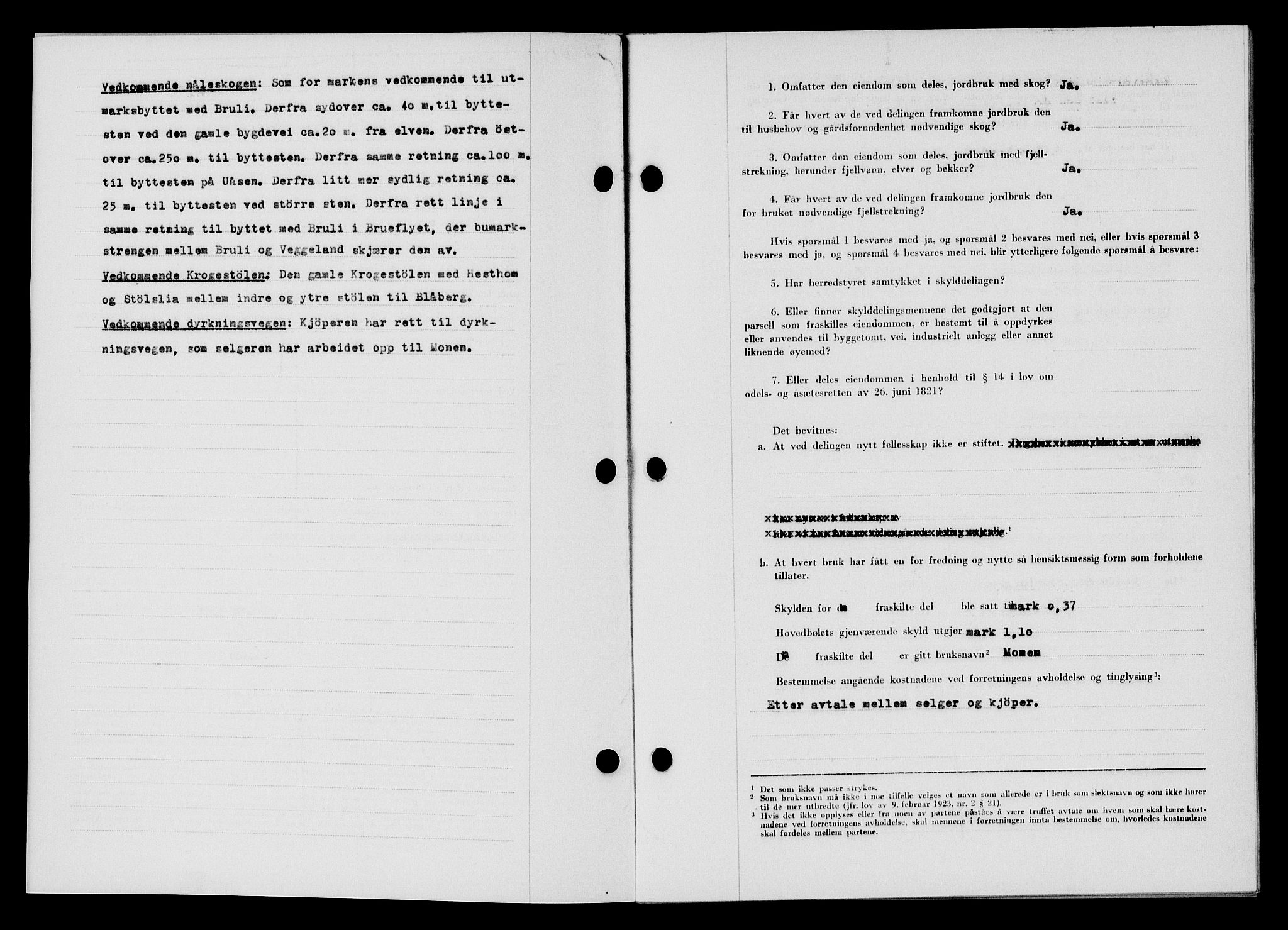 Flekkefjord sorenskriveri, SAK/1221-0001/G/Gb/Gba/L0062: Mortgage book no. A-10, 1947-1947, Diary no: : 517/1947