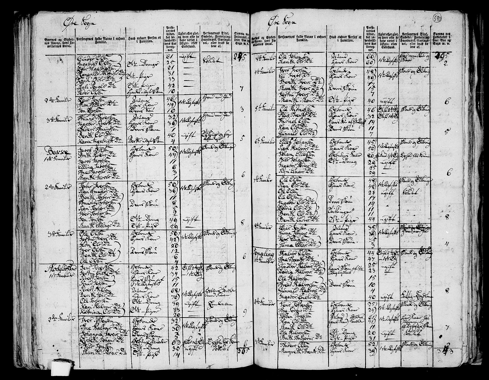 RA, 1801 census for 1560P Tingvoll, 1801, p. 589b-590a