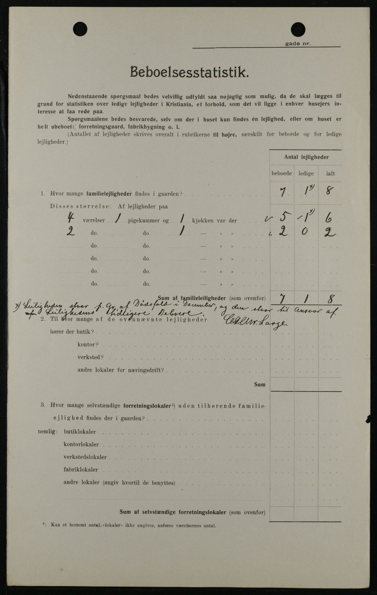 OBA, Municipal Census 1908 for Kristiania, 1908, p. 50614