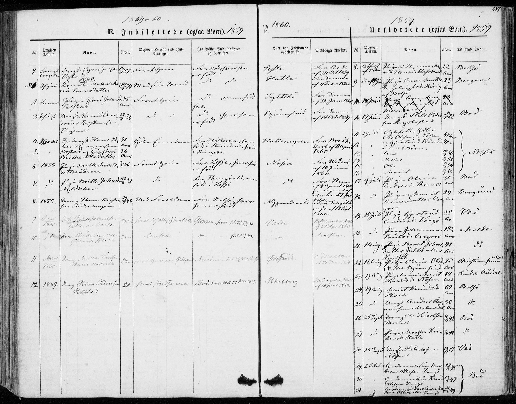 Ministerialprotokoller, klokkerbøker og fødselsregistre - Møre og Romsdal, SAT/A-1454/565/L0748: Parish register (official) no. 565A02, 1845-1872, p. 289