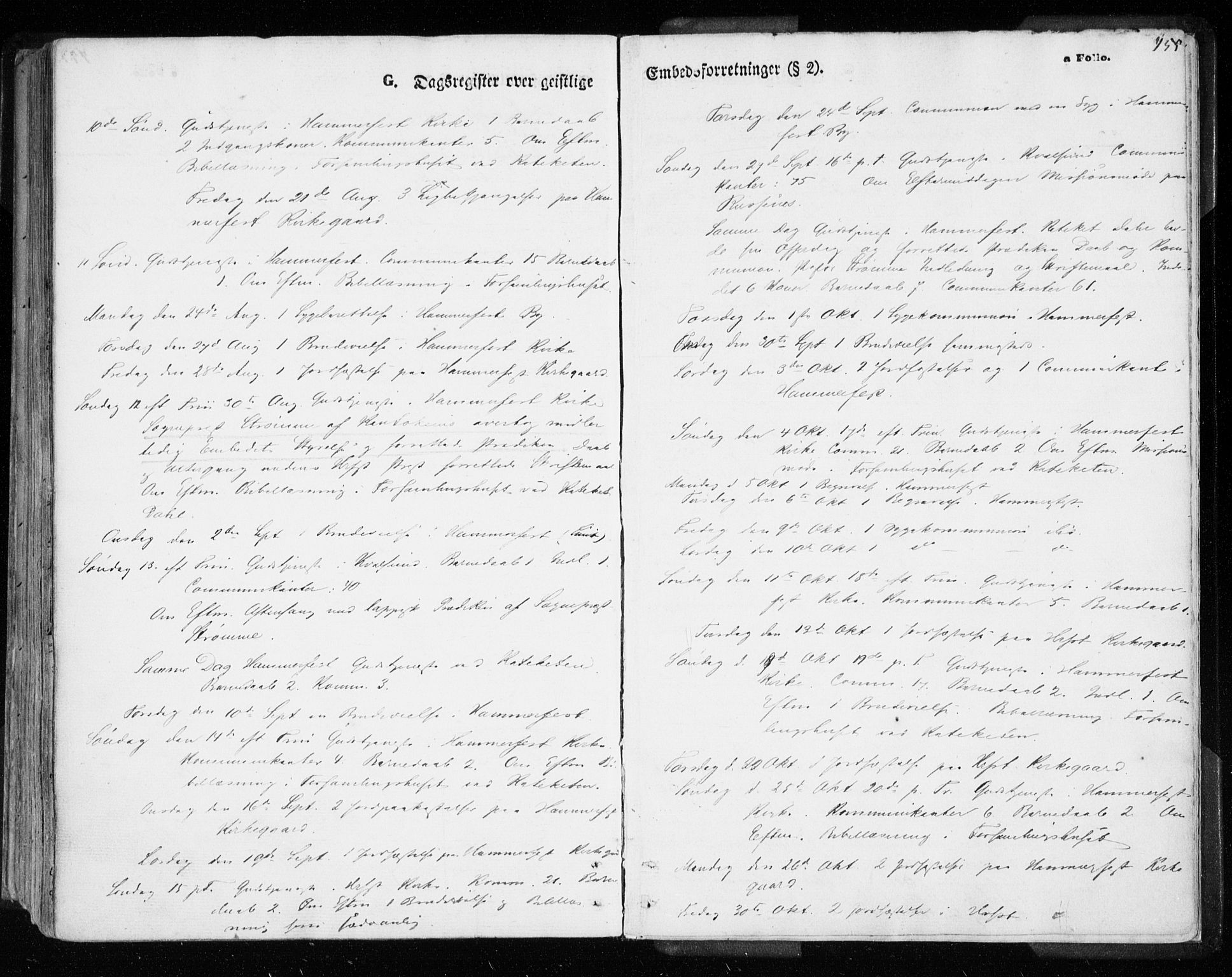 Hammerfest sokneprestkontor, AV/SATØ-S-1347/H/Ha/L0005.kirke: Parish register (official) no. 5, 1857-1869, p. 455