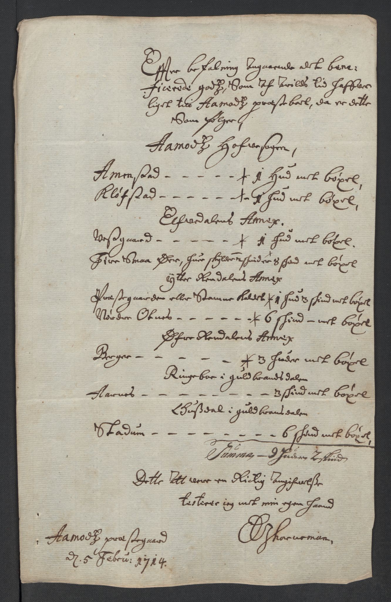 Rentekammeret inntil 1814, Reviderte regnskaper, Fogderegnskap, RA/EA-4092/R13/L0850: Fogderegnskap Solør, Odal og Østerdal, 1713, p. 202