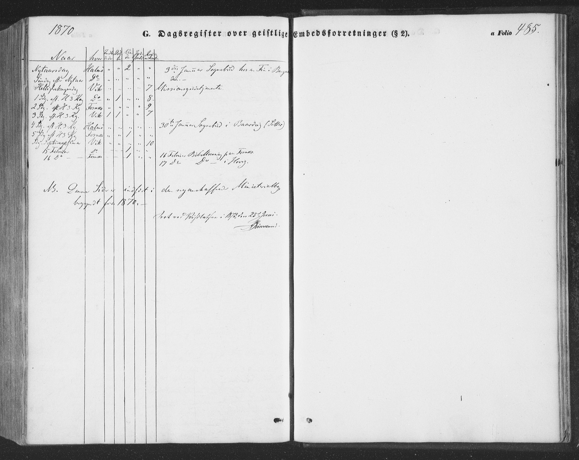 Ministerialprotokoller, klokkerbøker og fødselsregistre - Nord-Trøndelag, AV/SAT-A-1458/773/L0615: Parish register (official) no. 773A06, 1857-1870, p. 485