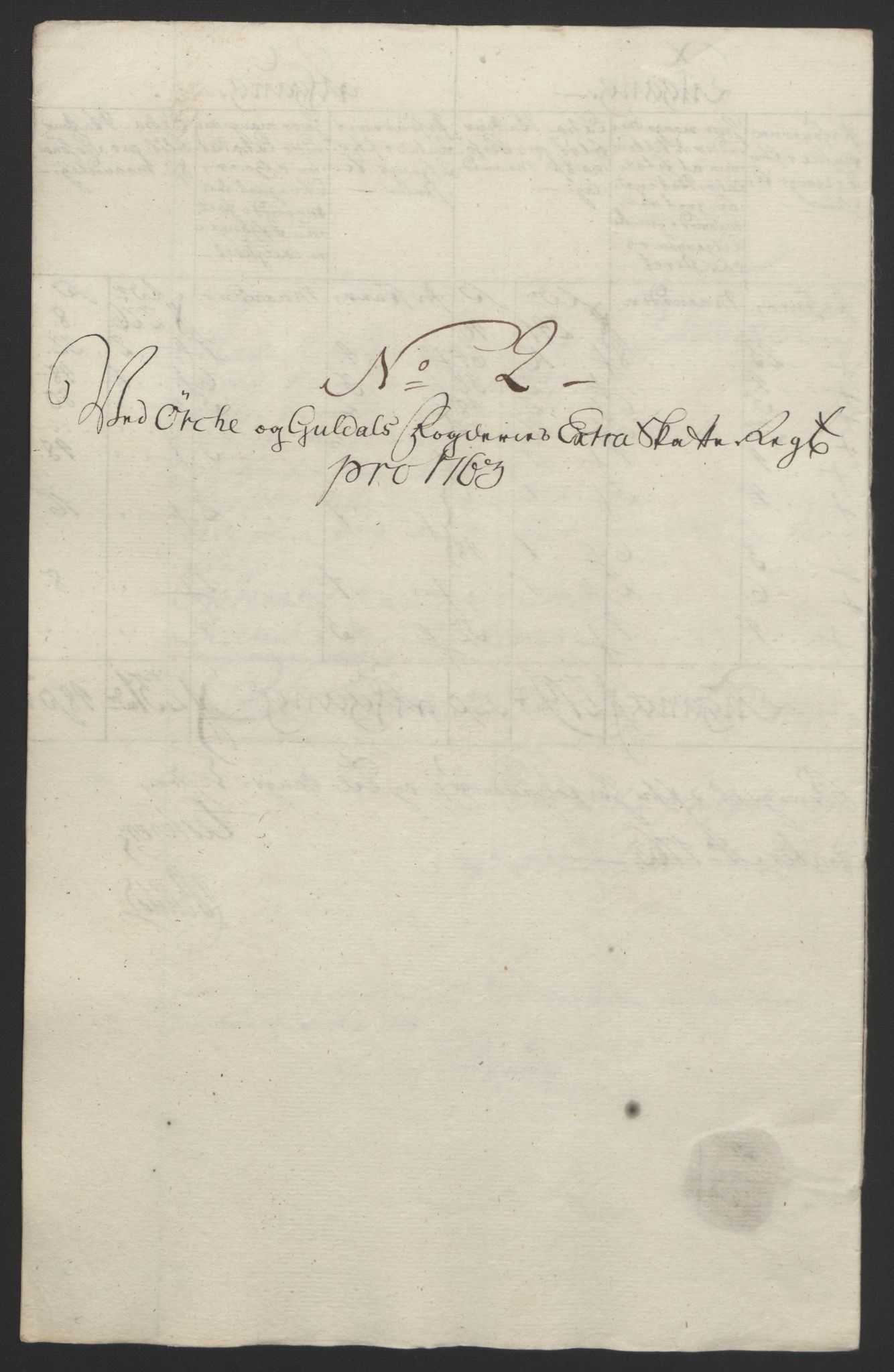 Rentekammeret inntil 1814, Reviderte regnskaper, Fogderegnskap, RA/EA-4092/R60/L4094: Ekstraskatten Orkdal og Gauldal, 1762-1765, p. 97