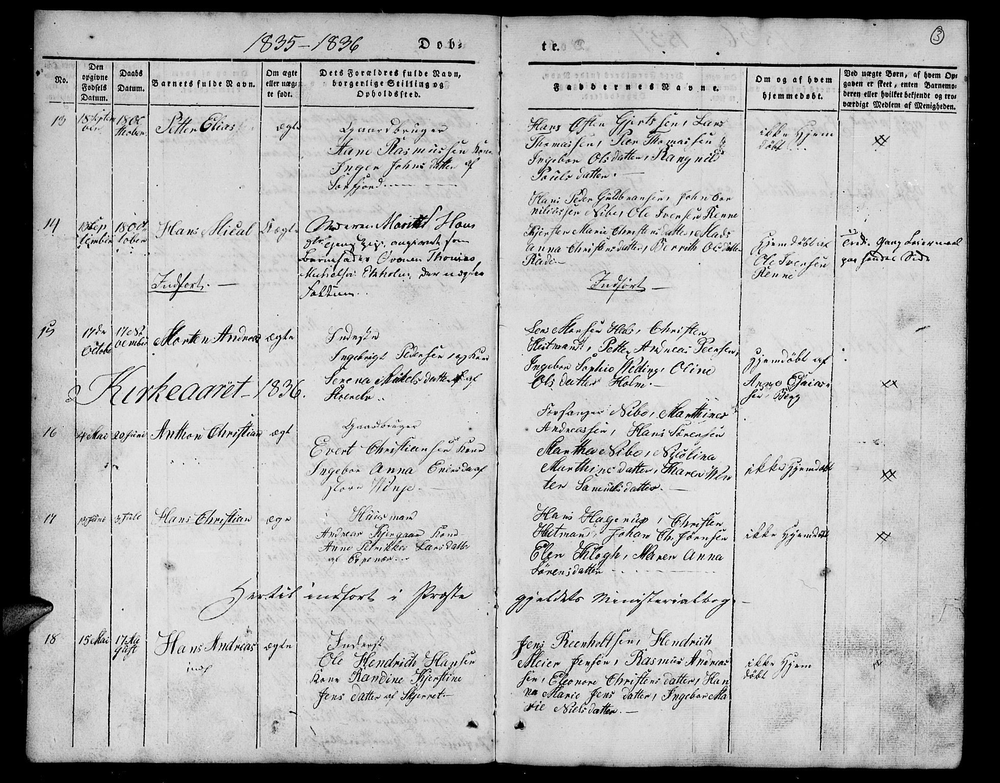 Tranøy sokneprestkontor, AV/SATØ-S-1313/I/Ia/Iab/L0010klokker: Parish register (copy) no. 10, 1835-1844, p. 3