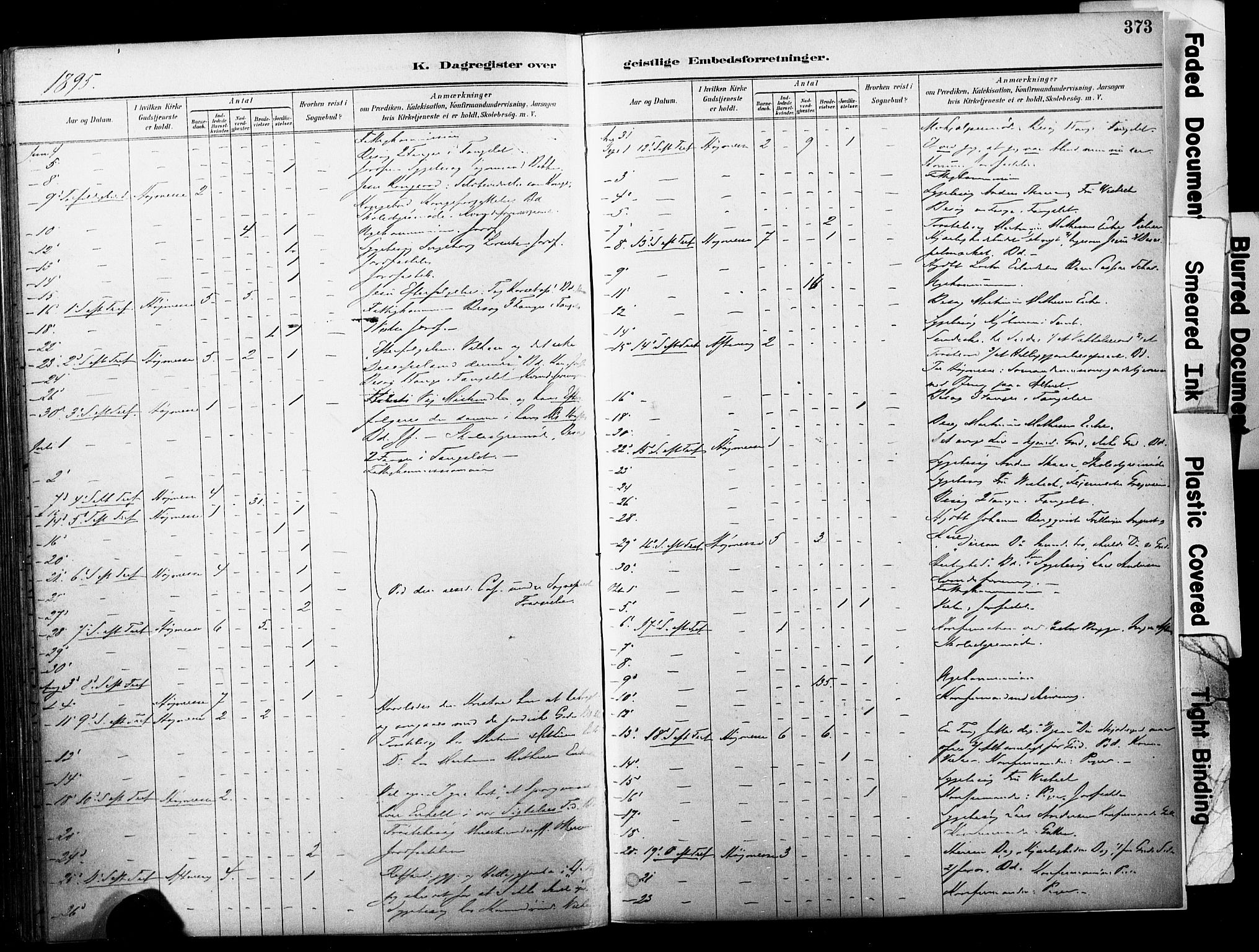Horten kirkebøker, AV/SAKO-A-348/F/Fa/L0004: Parish register (official) no. 4, 1888-1895, p. 373