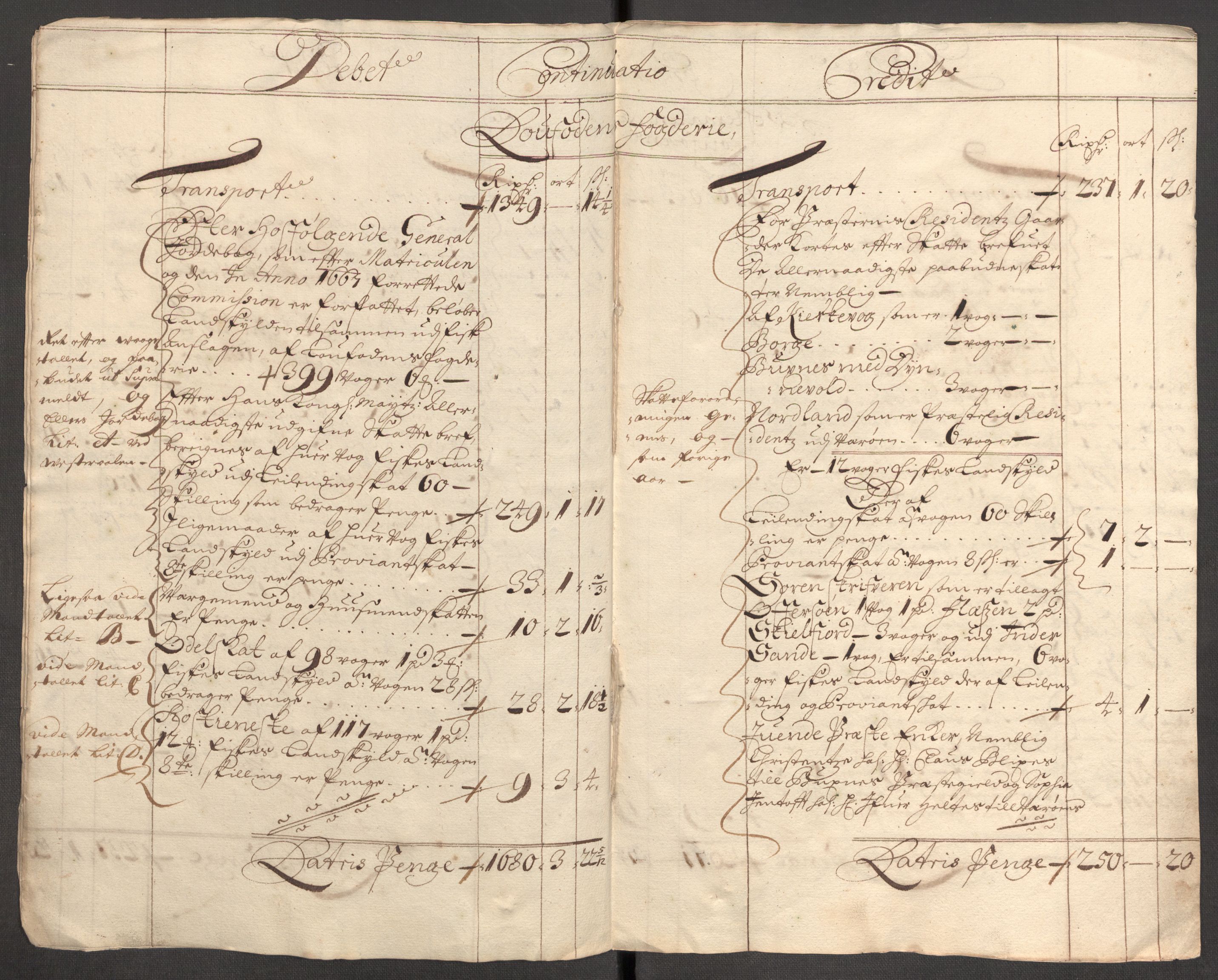 Rentekammeret inntil 1814, Reviderte regnskaper, Fogderegnskap, AV/RA-EA-4092/R67/L4678: Fogderegnskap Vesterålen, Andenes og Lofoten, 1696-1708, p. 266