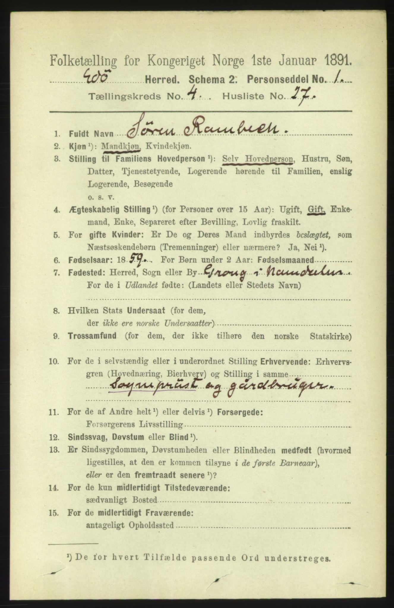 RA, 1891 census for 1573 Edøy, 1891, p. 1127