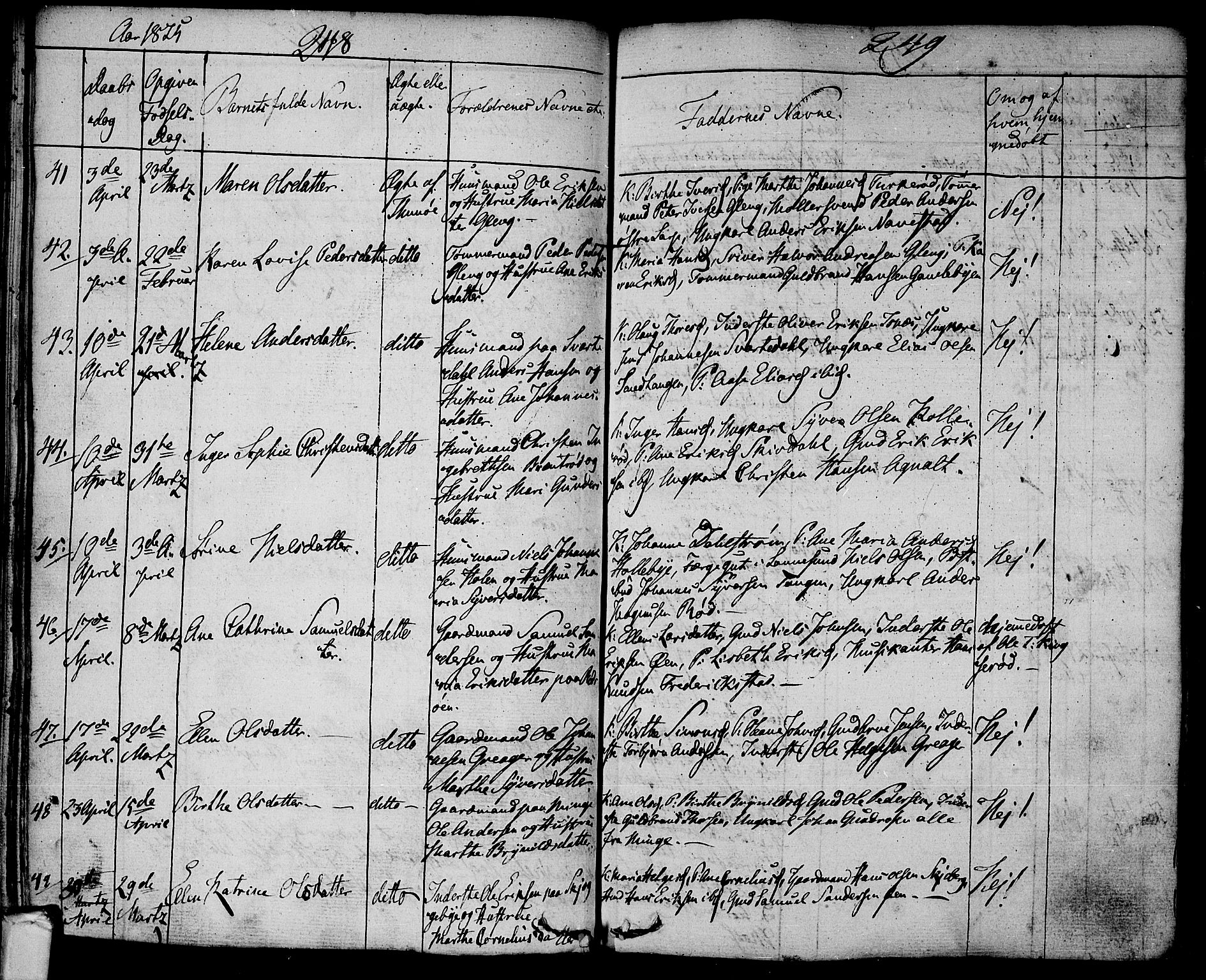 Tune prestekontor Kirkebøker, AV/SAO-A-2007/F/Fa/L0006: Parish register (official) no. 6, 1823-1831, p. 248-249