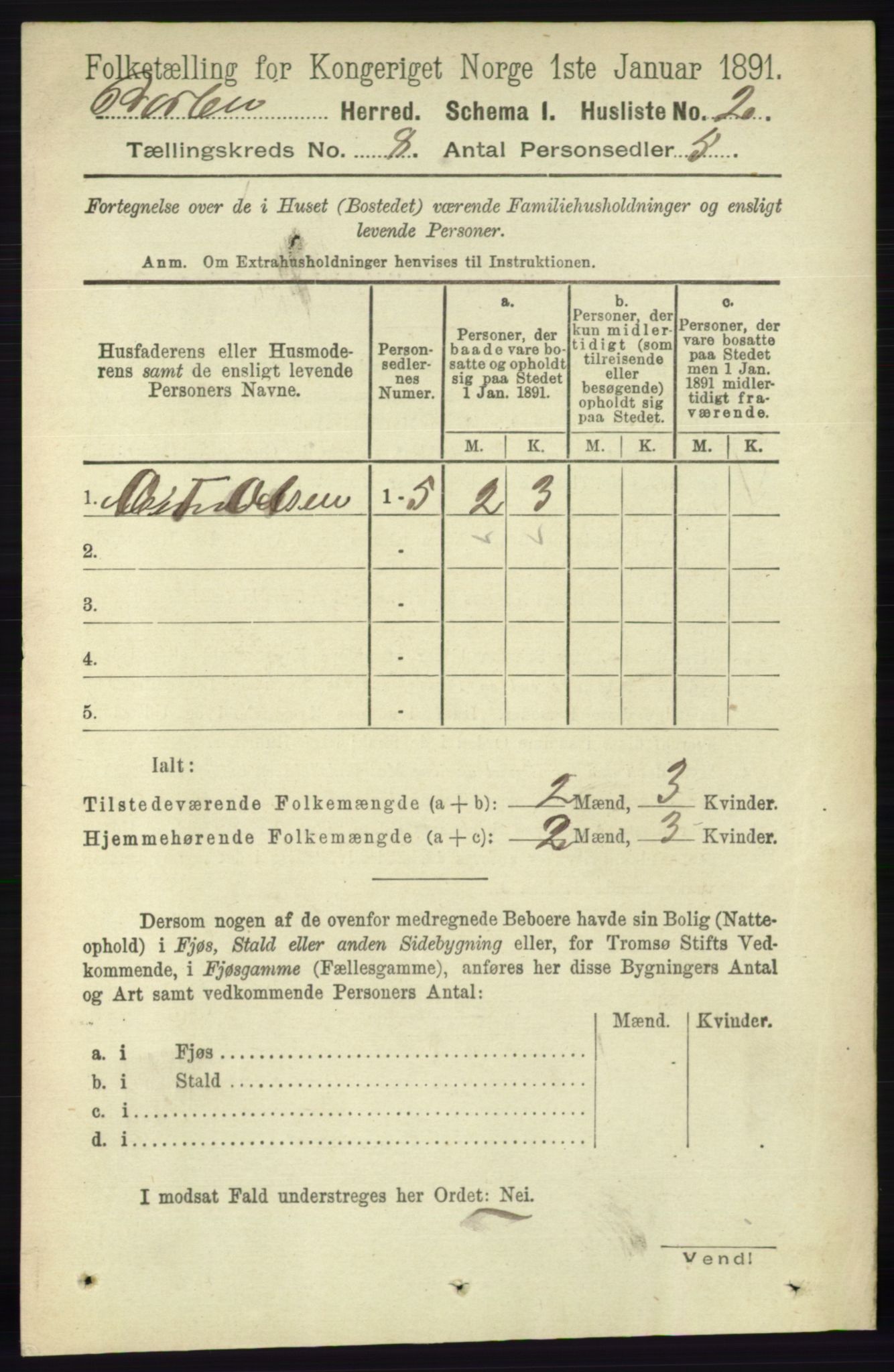 RA, 1891 census for 0990 Barbu, 1891, p. 5771