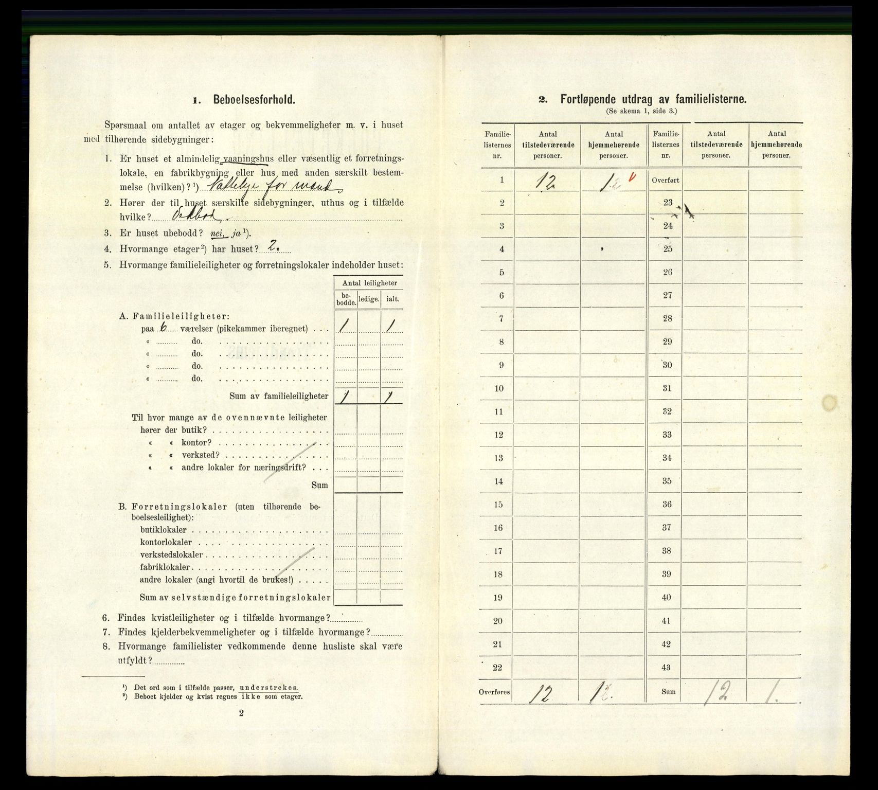 RA, 1910 census for Trondheim, 1910, p. 6806