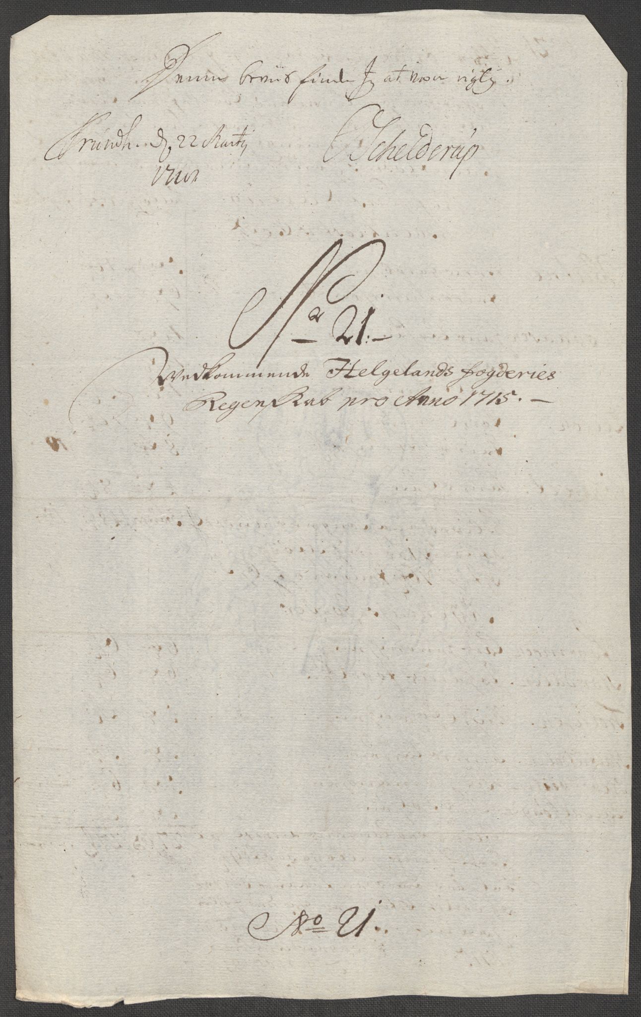 Rentekammeret inntil 1814, Reviderte regnskaper, Fogderegnskap, AV/RA-EA-4092/R65/L4513: Fogderegnskap Helgeland, 1714-1715, p. 614