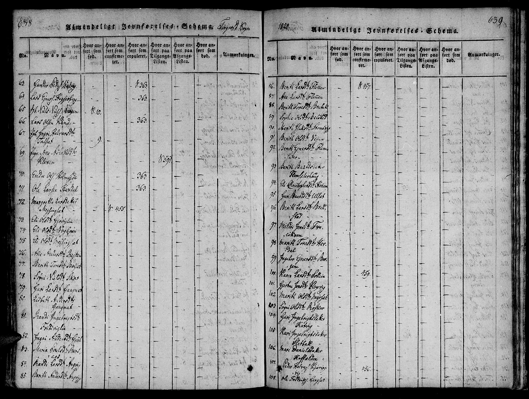 Ministerialprotokoller, klokkerbøker og fødselsregistre - Møre og Romsdal, AV/SAT-A-1454/586/L0982: Parish register (official) no. 586A08, 1819-1829, p. 638-639