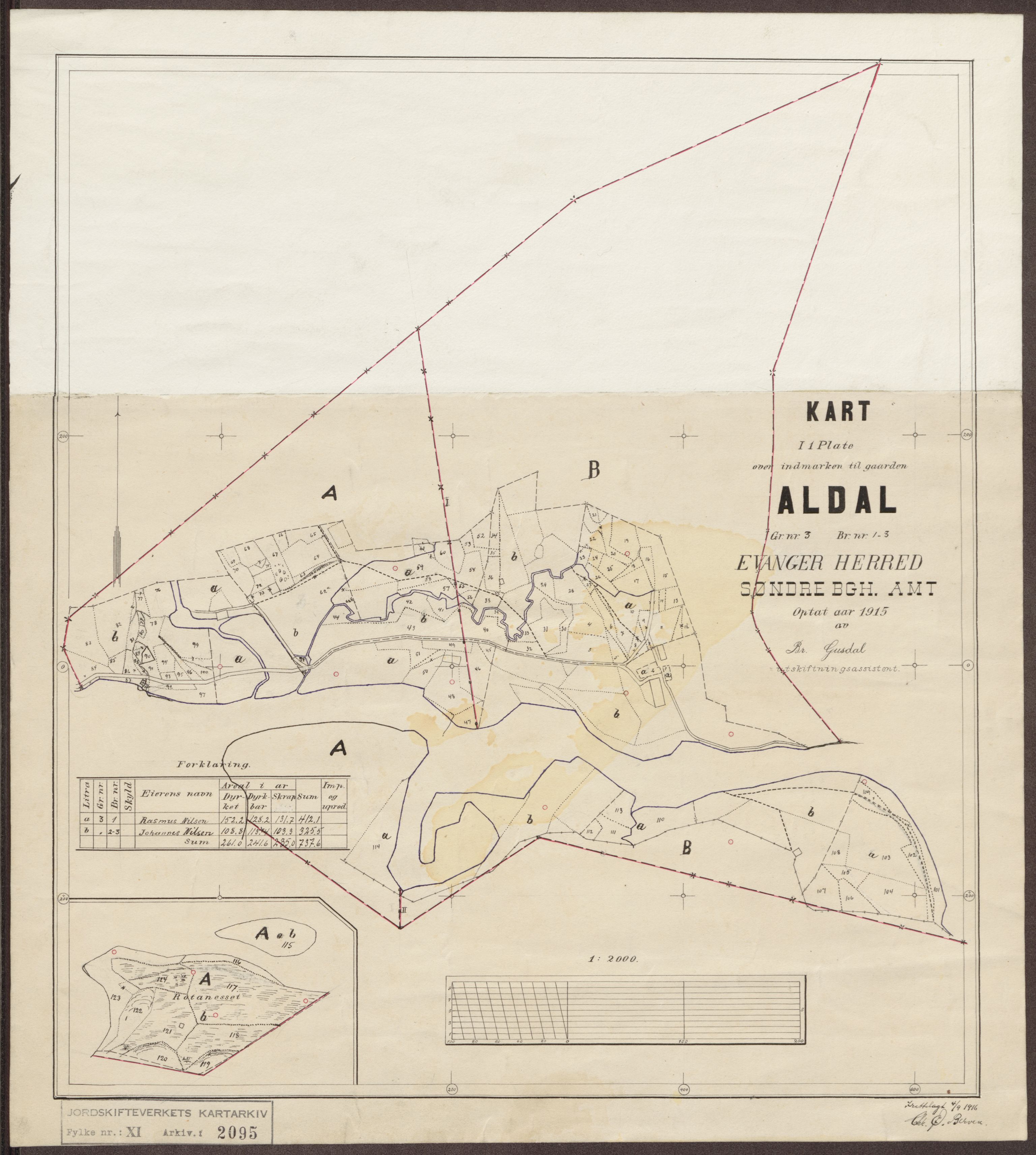 Jordskifteverkets kartarkiv, RA/S-3929/T, 1859-1988, p. 2299