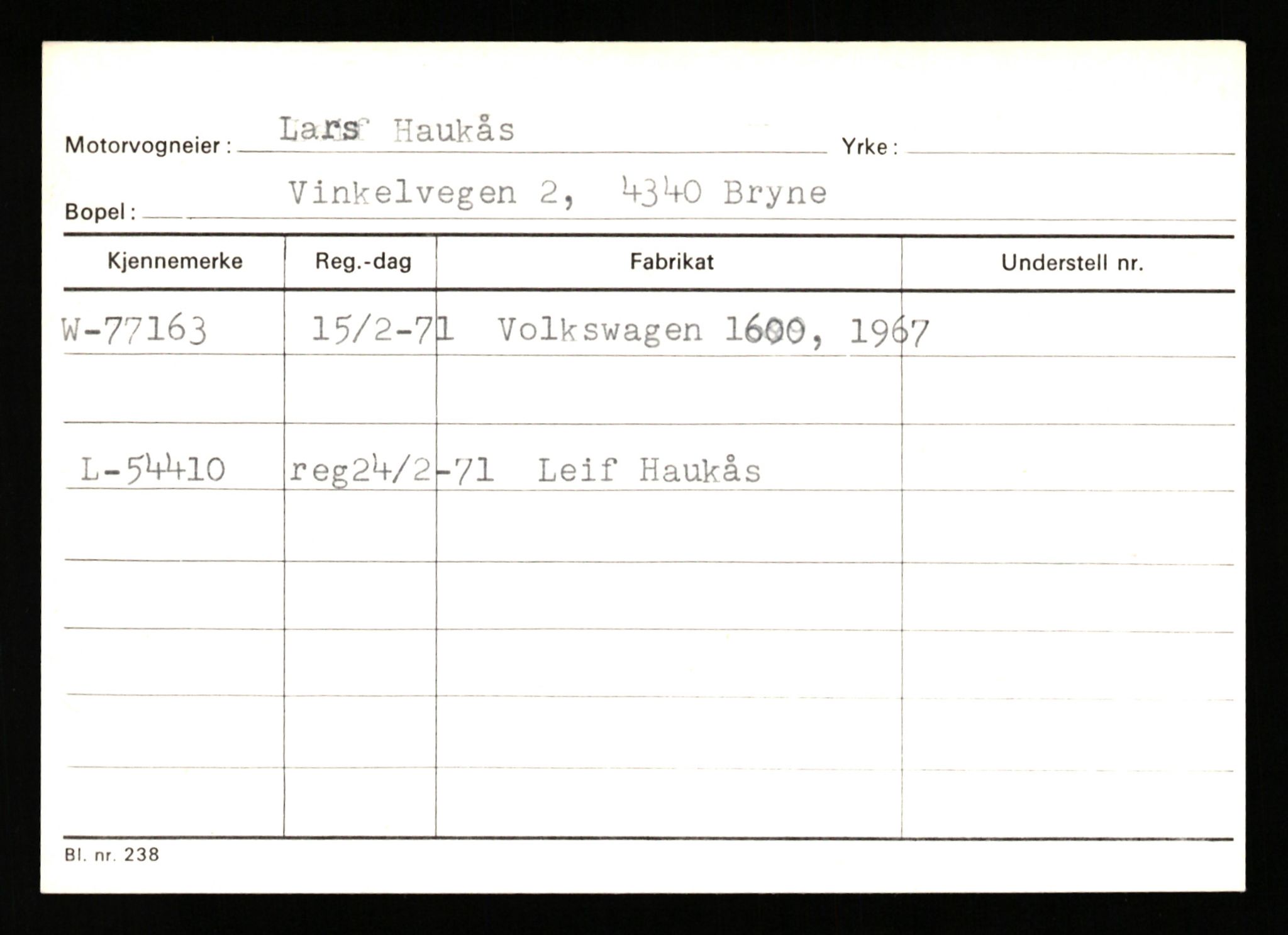 Stavanger trafikkstasjon, AV/SAST-A-101942/0/G/L0008: Registreringsnummer: 67519 - 84533, 1930-1971, p. 1275