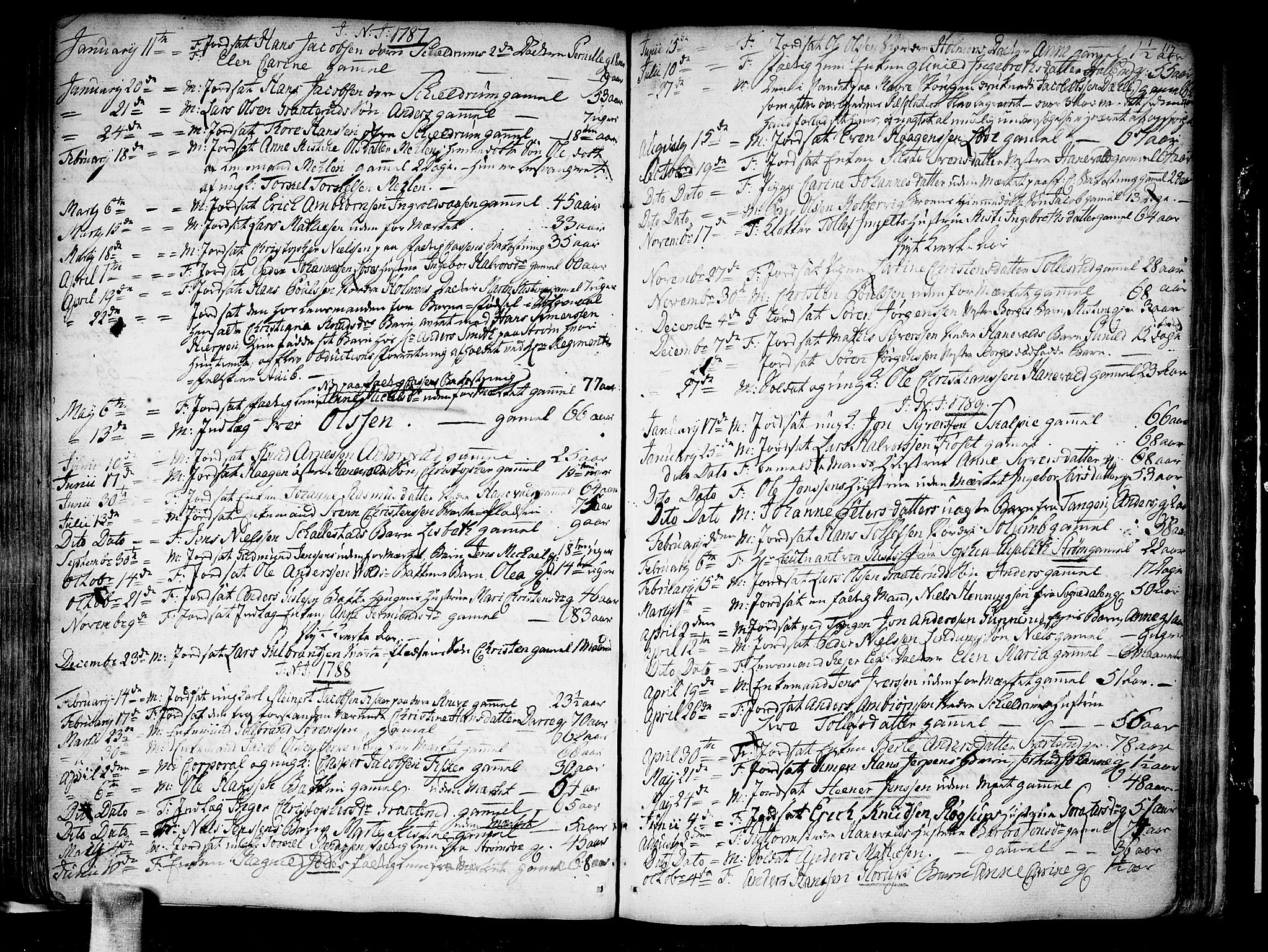 Skoger kirkebøker, SAKO/A-59/F/Fa/L0001: Parish register (official) no. I 1, 1746-1814, p. 117