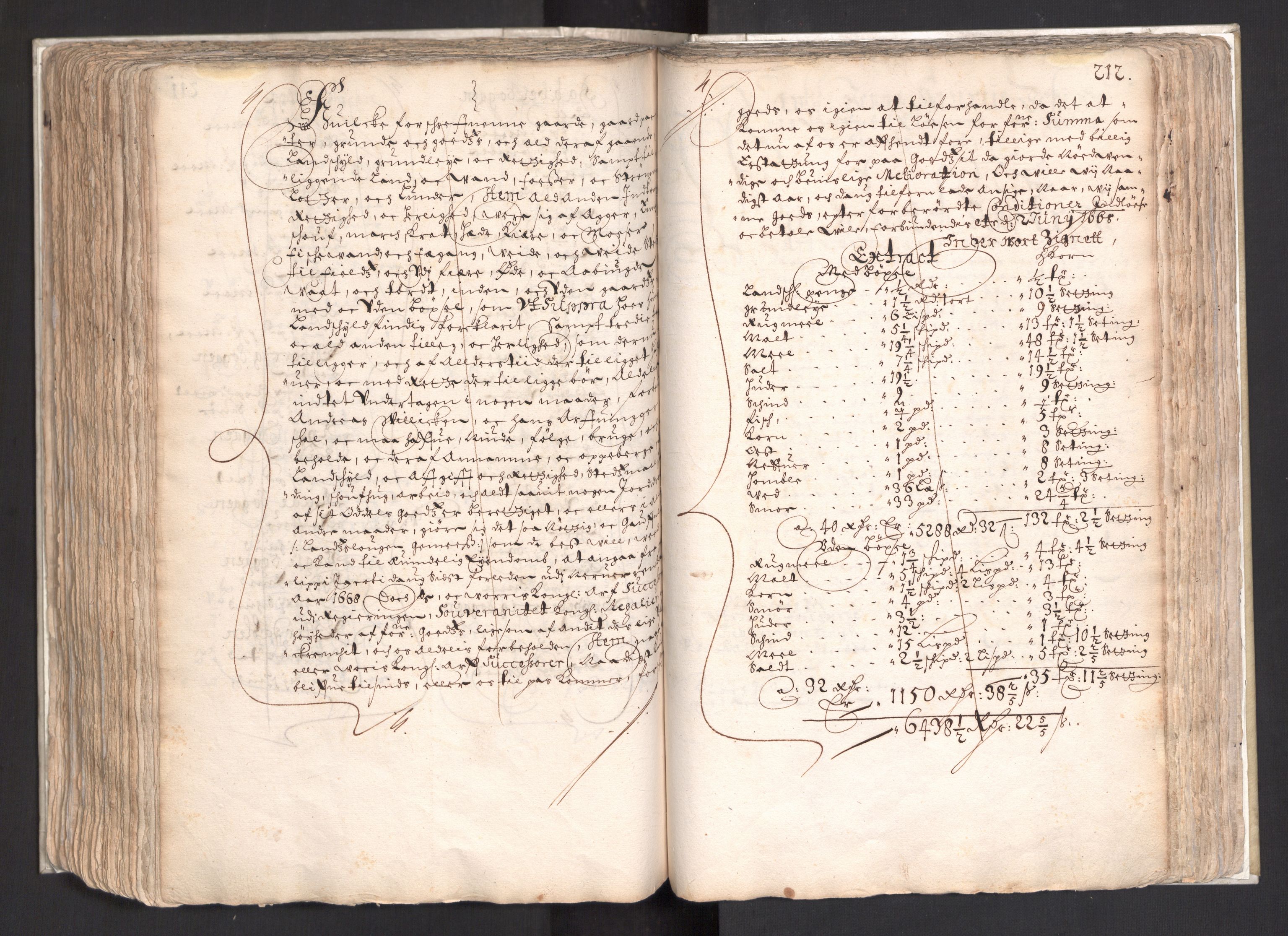 Rentekammeret, Kammerkanselliet, AV/RA-EA-3111/G/Gg/Ggj/Ggja/L0003: Skjøtebok Oa (13), 1661-1669, p. 216