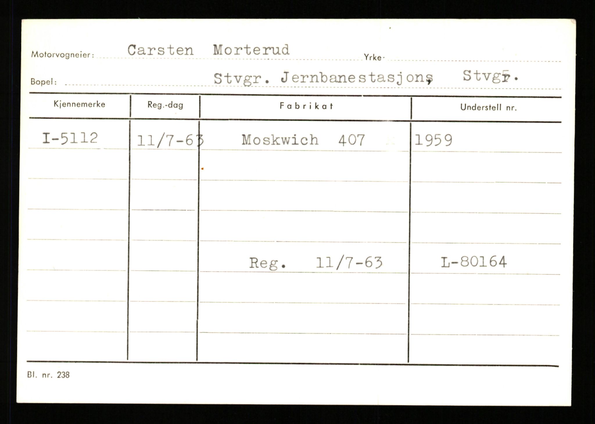 Stavanger trafikkstasjon, AV/SAST-A-101942/0/G/L0001: Registreringsnummer: 0 - 5782, 1930-1971, p. 3017