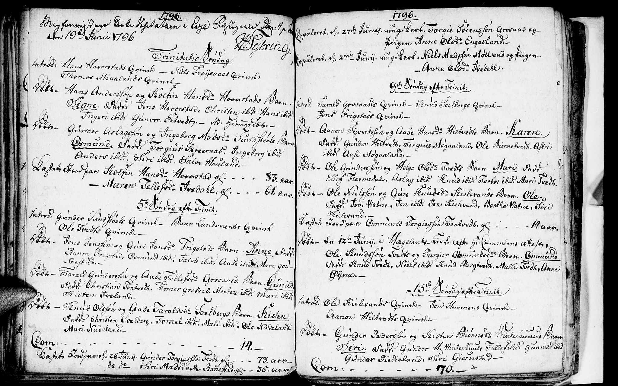 Evje sokneprestkontor, AV/SAK-1111-0008/F/Fa/Fac/L0002: Parish register (official) no. A 2, 1765-1816, p. 120