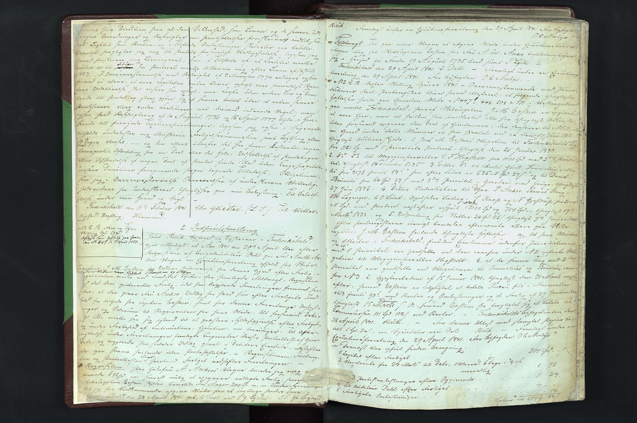 Halden byfogd, AV/SAO-A-10865/G/Gb/L0004a: Mortgage book no. 4a, 1841-1845, p. 3