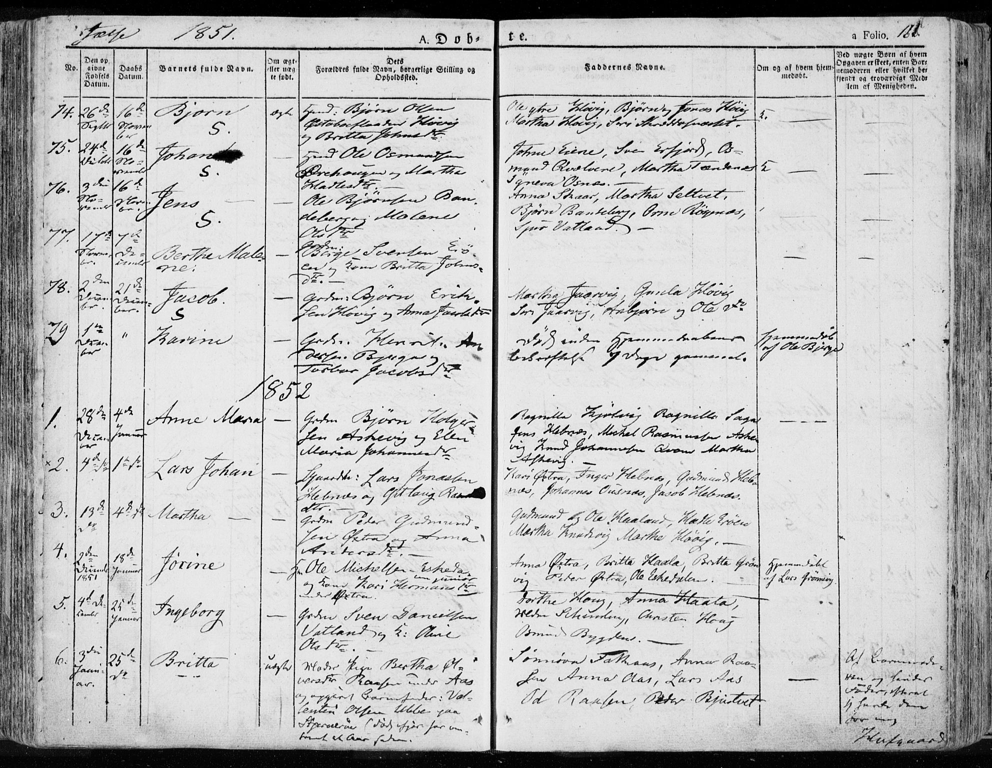 Jelsa sokneprestkontor, AV/SAST-A-101842/01/IV: Parish register (official) no. A 6.1, 1828-1853, p. 166
