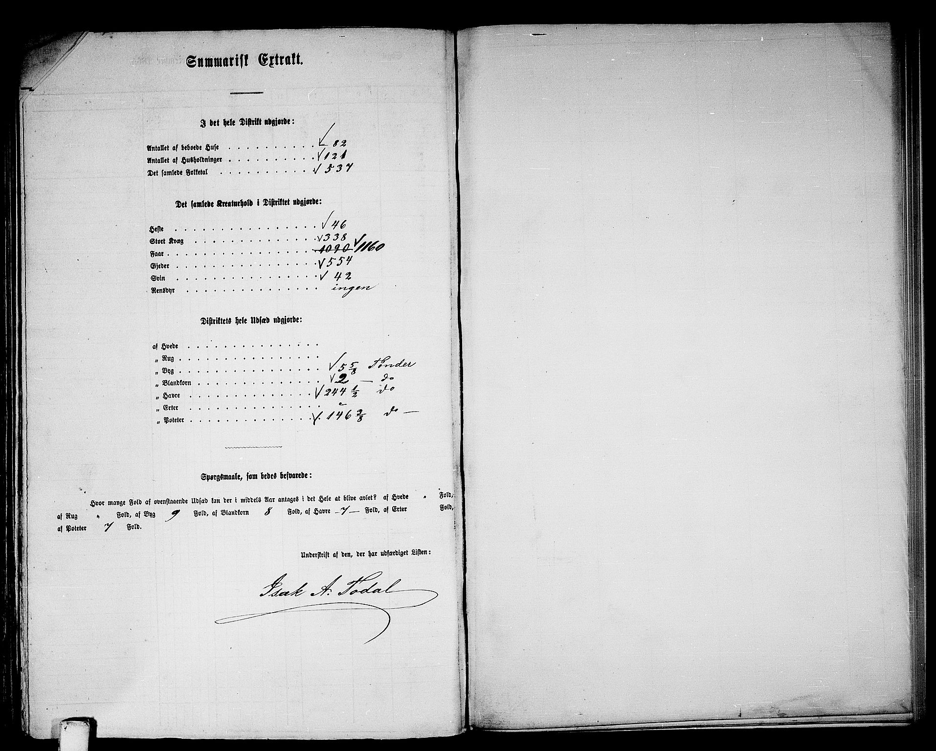 RA, 1865 census for Aure, 1865, p. 151