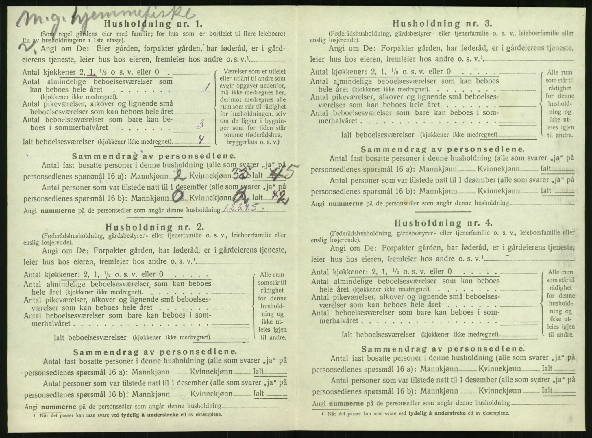 SAT, 1920 census for Tjøtta, 1920, p. 552