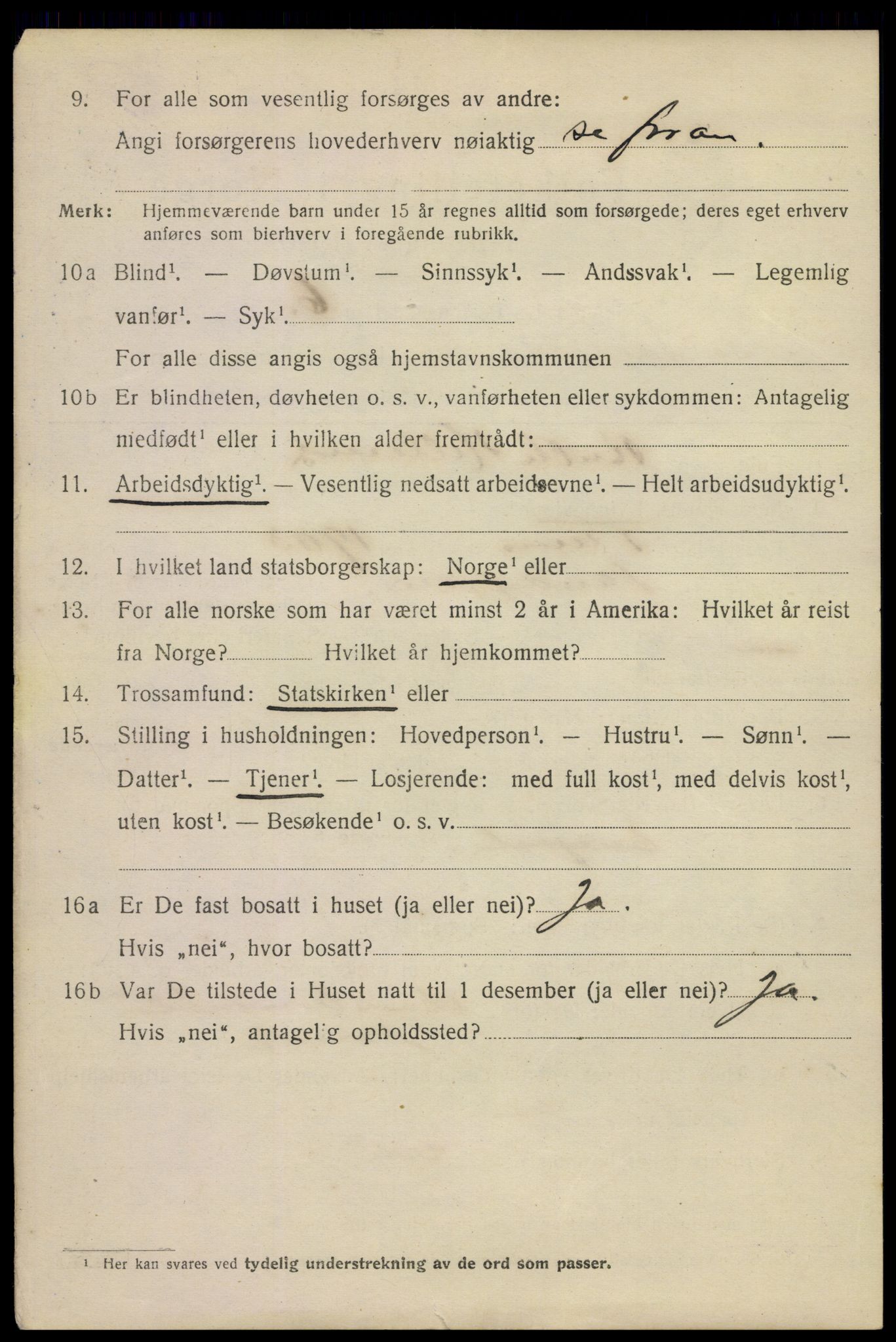 SAKO, 1920 census for Sandefjord, 1920, p. 7825