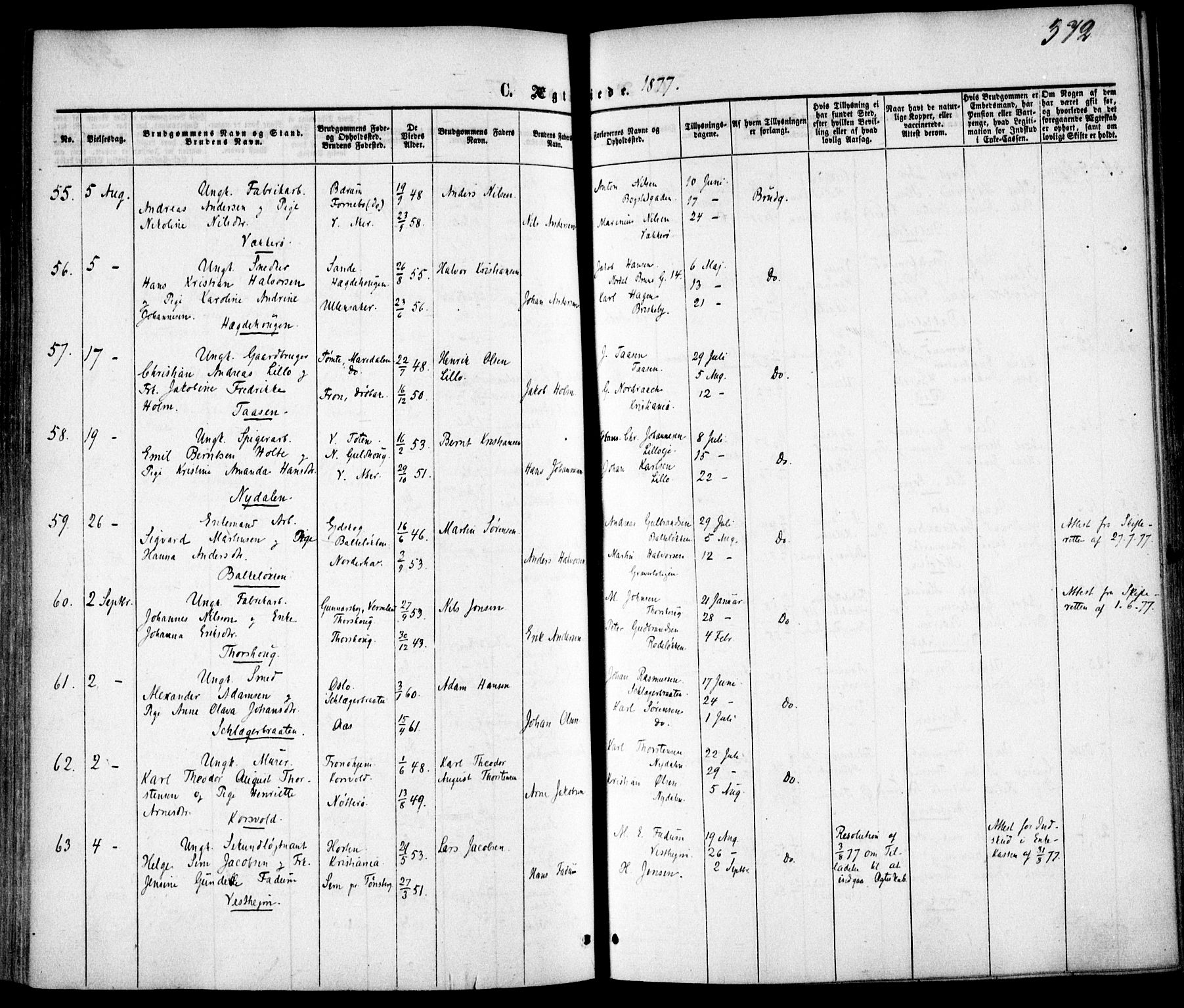 Vestre Aker prestekontor Kirkebøker, AV/SAO-A-10025/F/Fa/L0004: Parish register (official) no. 4, 1857-1877, p. 372