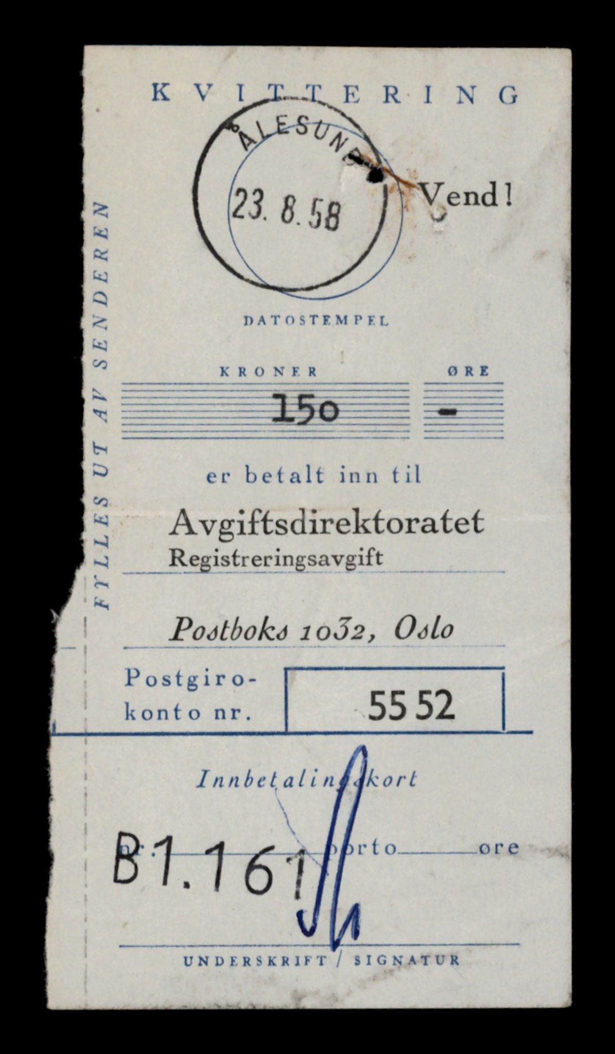 Møre og Romsdal vegkontor - Ålesund trafikkstasjon, SAT/A-4099/F/Fe/L0012: Registreringskort for kjøretøy T 1290 - T 1450, 1927-1998, p. 1402