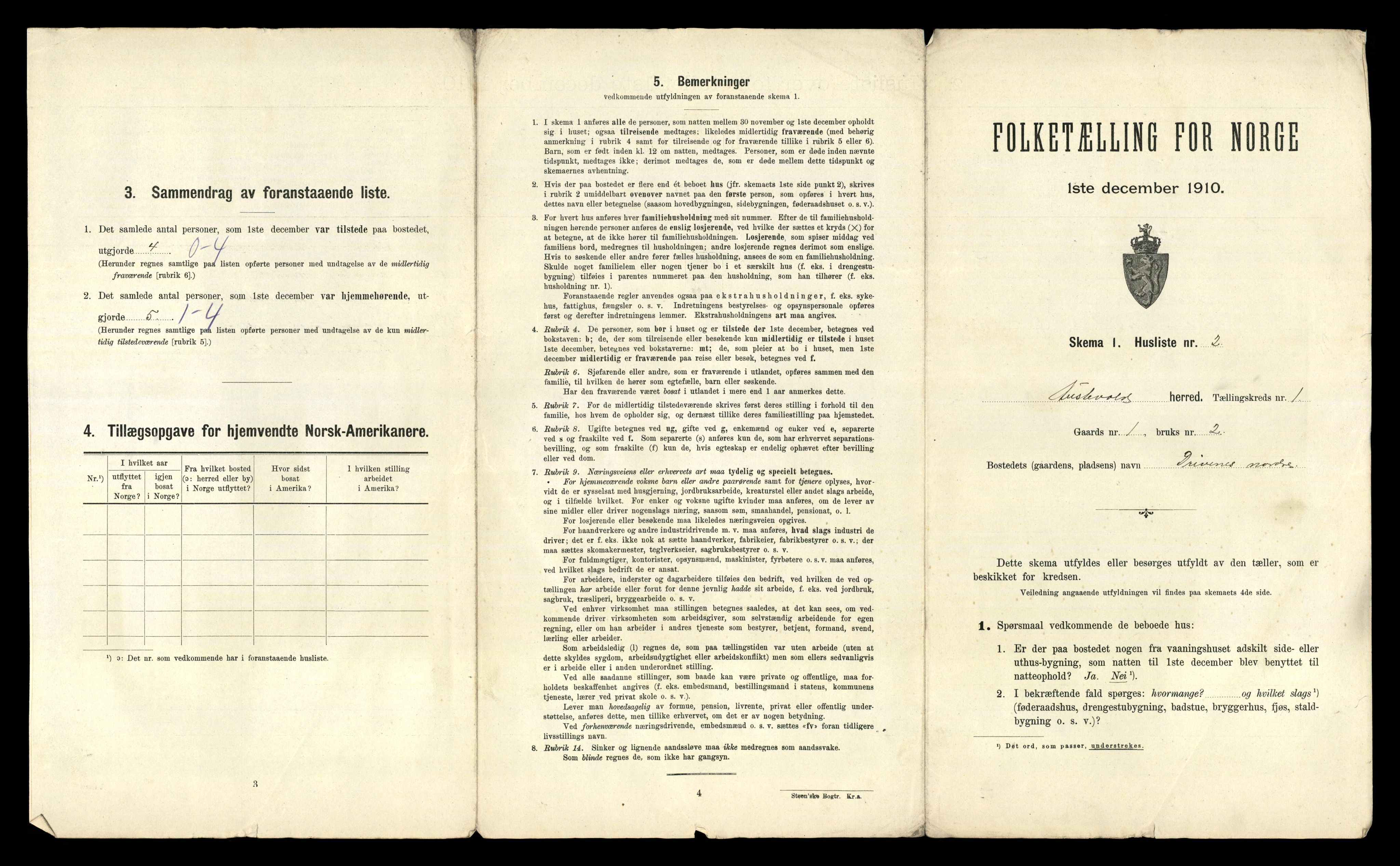 RA, 1910 census for Austevoll, 1910, p. 30