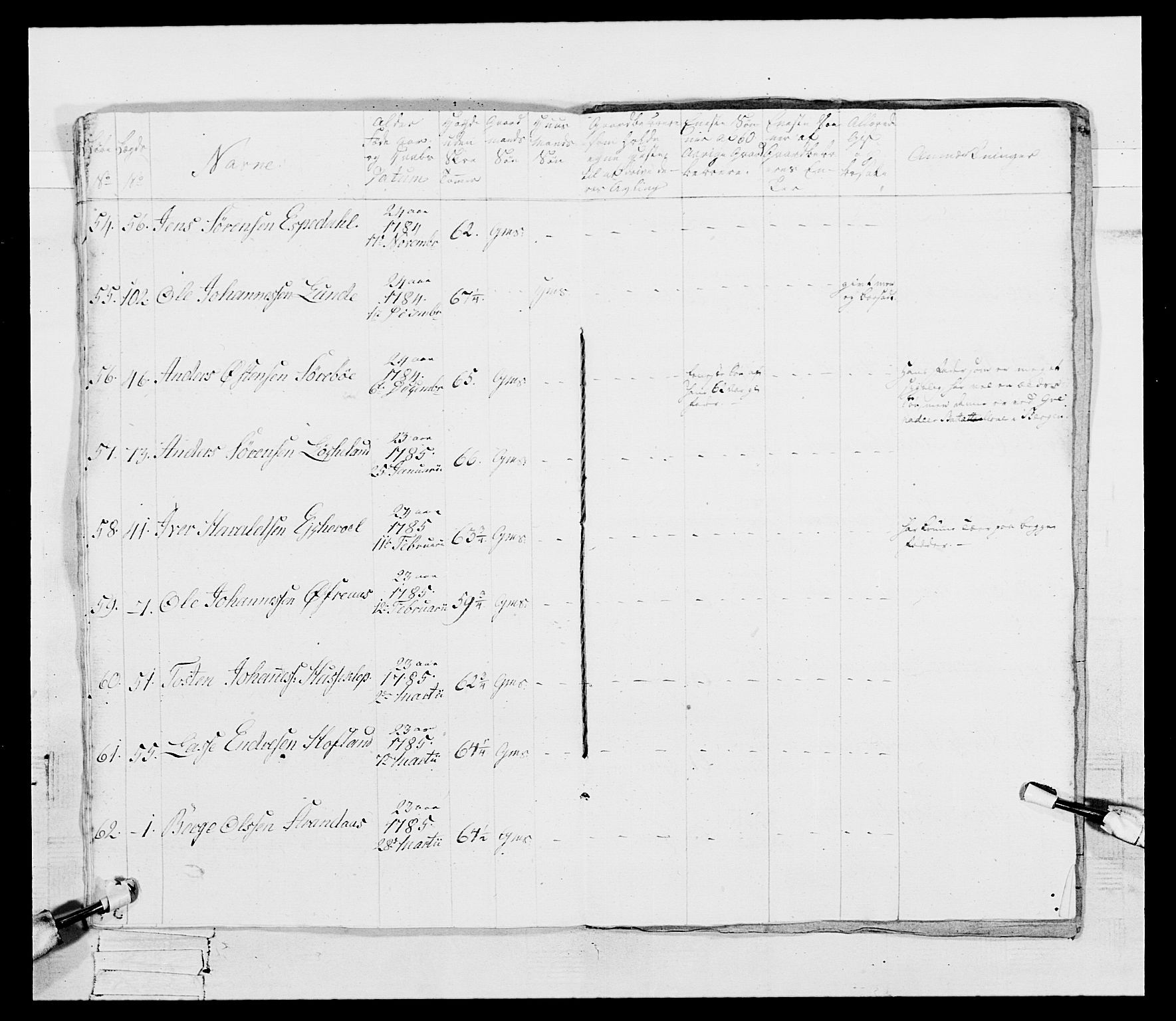 Generalitets- og kommissariatskollegiet, Det kongelige norske kommissariatskollegium, AV/RA-EA-5420/E/Eh/L0098: Bergenhusiske nasjonale infanteriregiment, 1808, p. 11