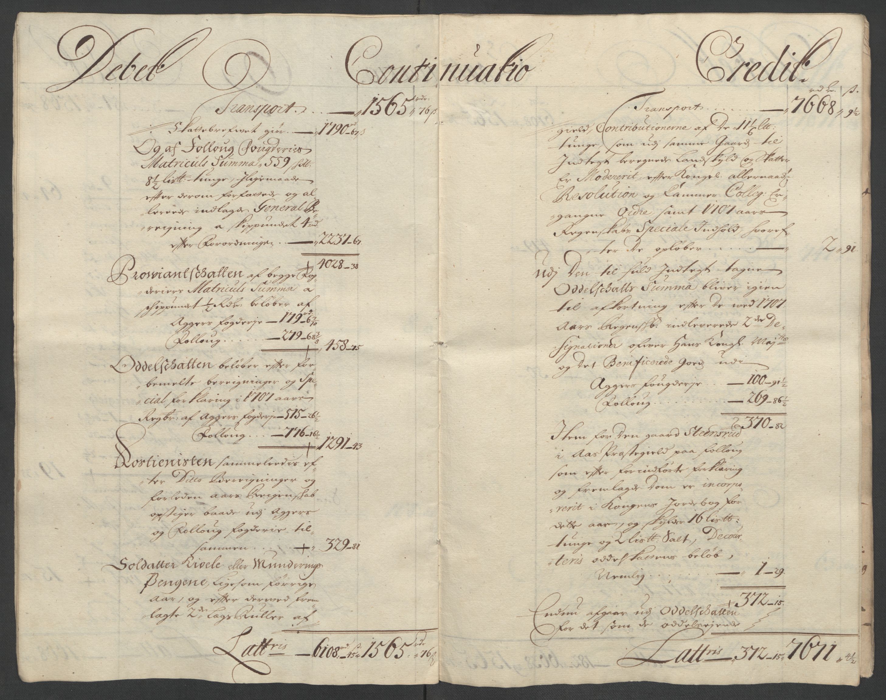 Rentekammeret inntil 1814, Reviderte regnskaper, Fogderegnskap, AV/RA-EA-4092/R10/L0447: Fogderegnskap Aker og Follo, 1707-1709, p. 217