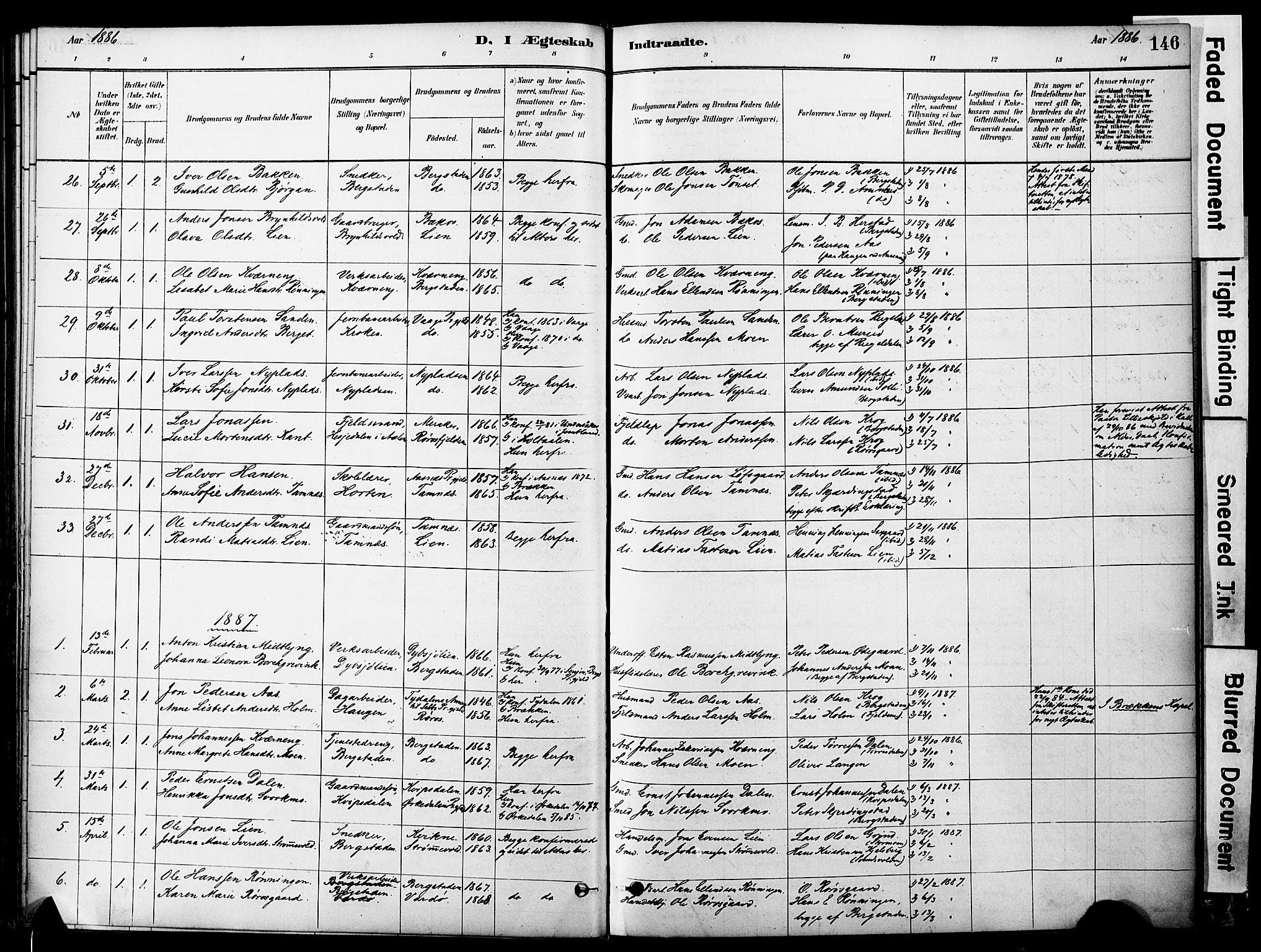 Ministerialprotokoller, klokkerbøker og fødselsregistre - Sør-Trøndelag, SAT/A-1456/681/L0933: Parish register (official) no. 681A11, 1879-1890, p. 146